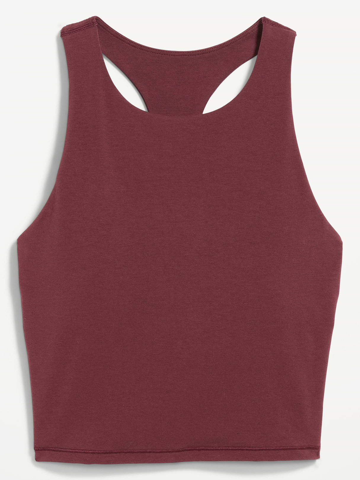 Light Support PowerChill High-Neck Racerback Sports Bra - Wine Tasting