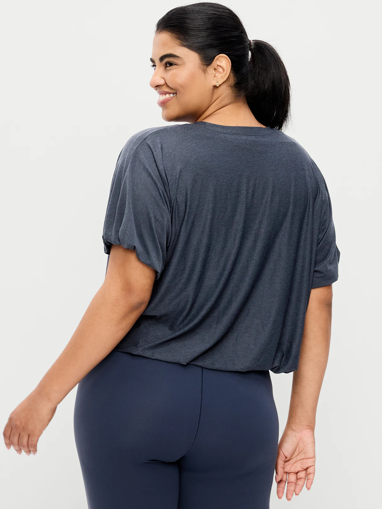 CloudMotion Bubble Top - Dusky Navy