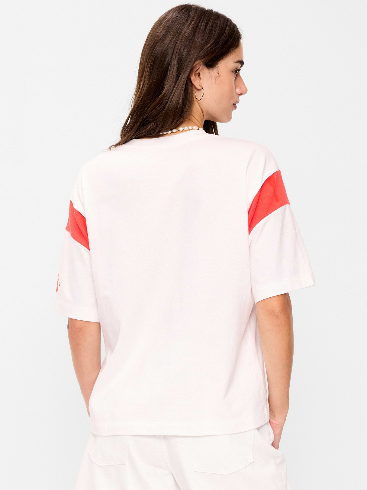 Short-Sleeve Loose Crew-Neck T-Shirt - Warm Sunset