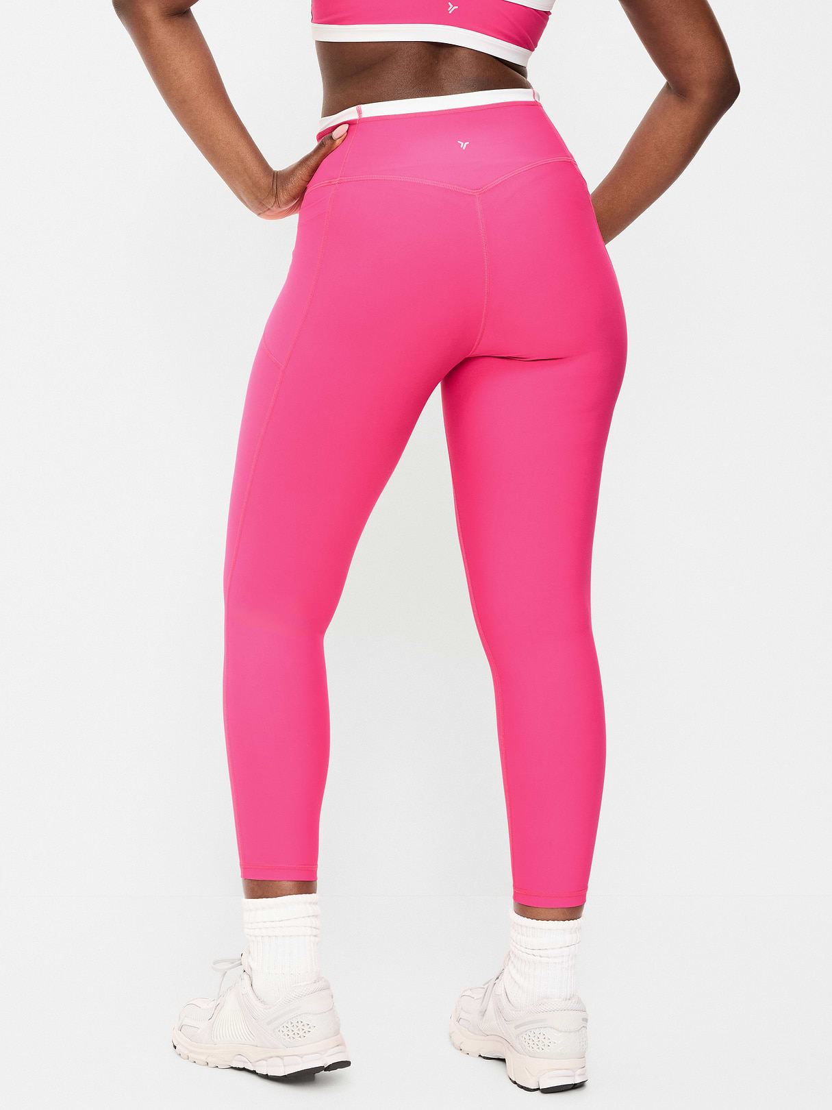 Extra-High Waisted PowerSoft Boundless 7/8 Leggings – No Front Seam - Dragonfruit