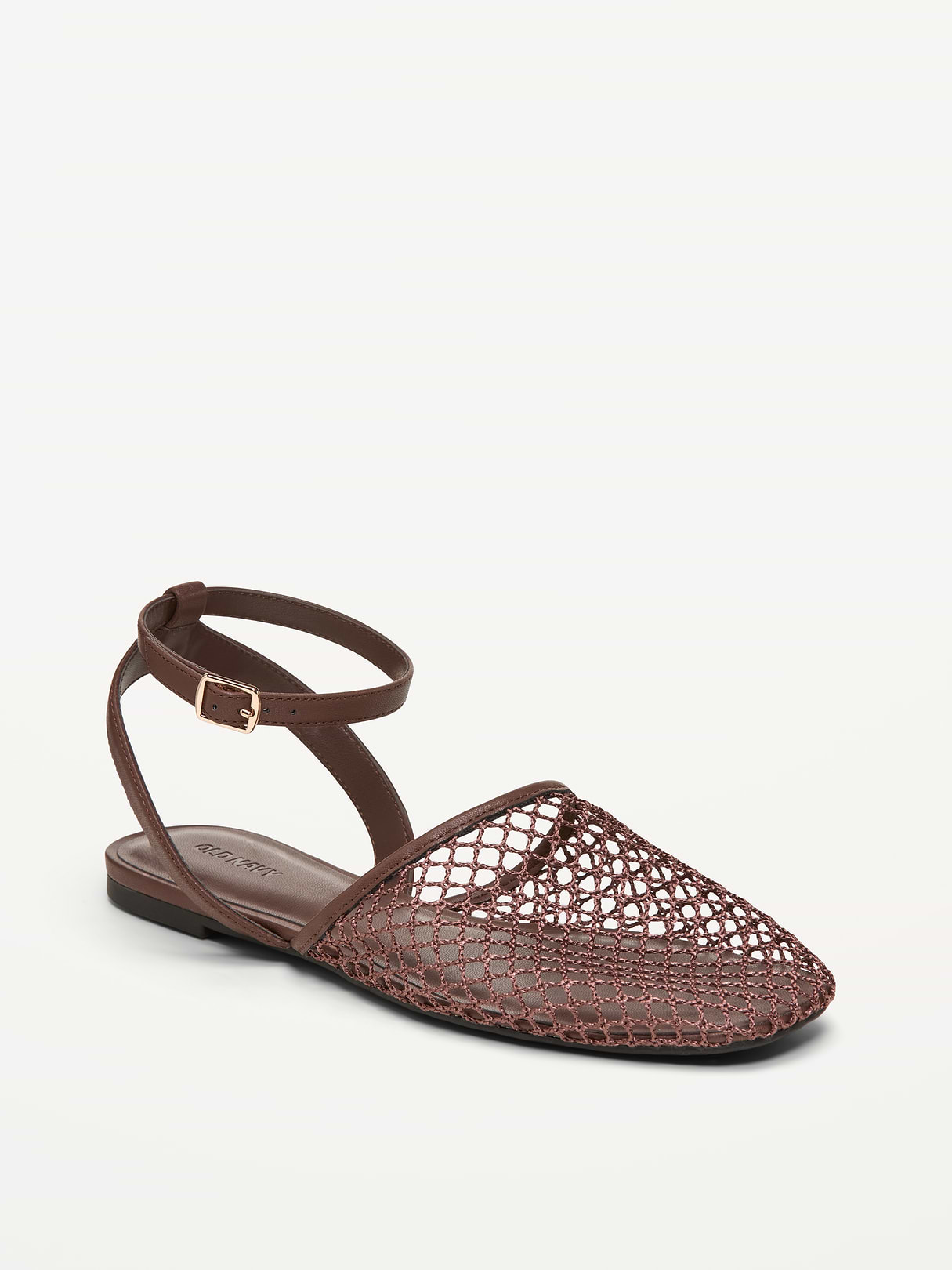 Raffia Slingback Flats for Women - Peppercorn