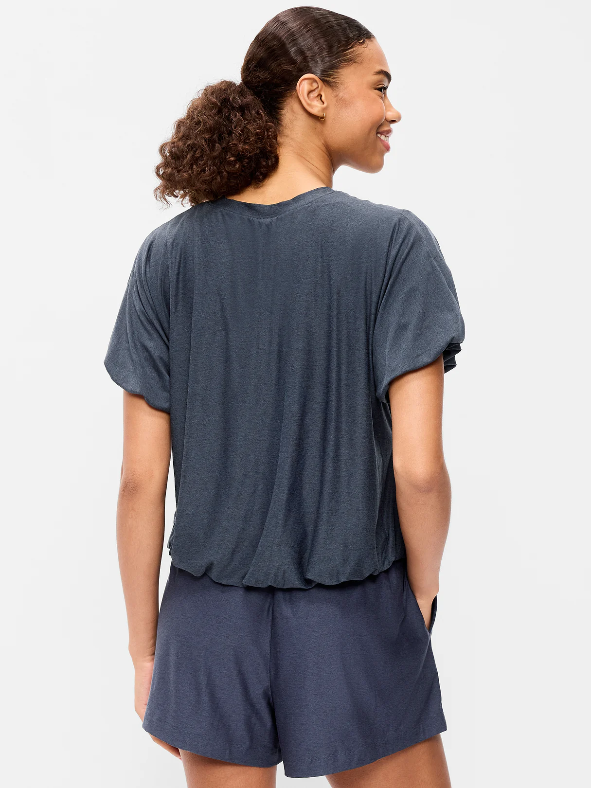 CloudMotion Bubble Top - Dusky Navy