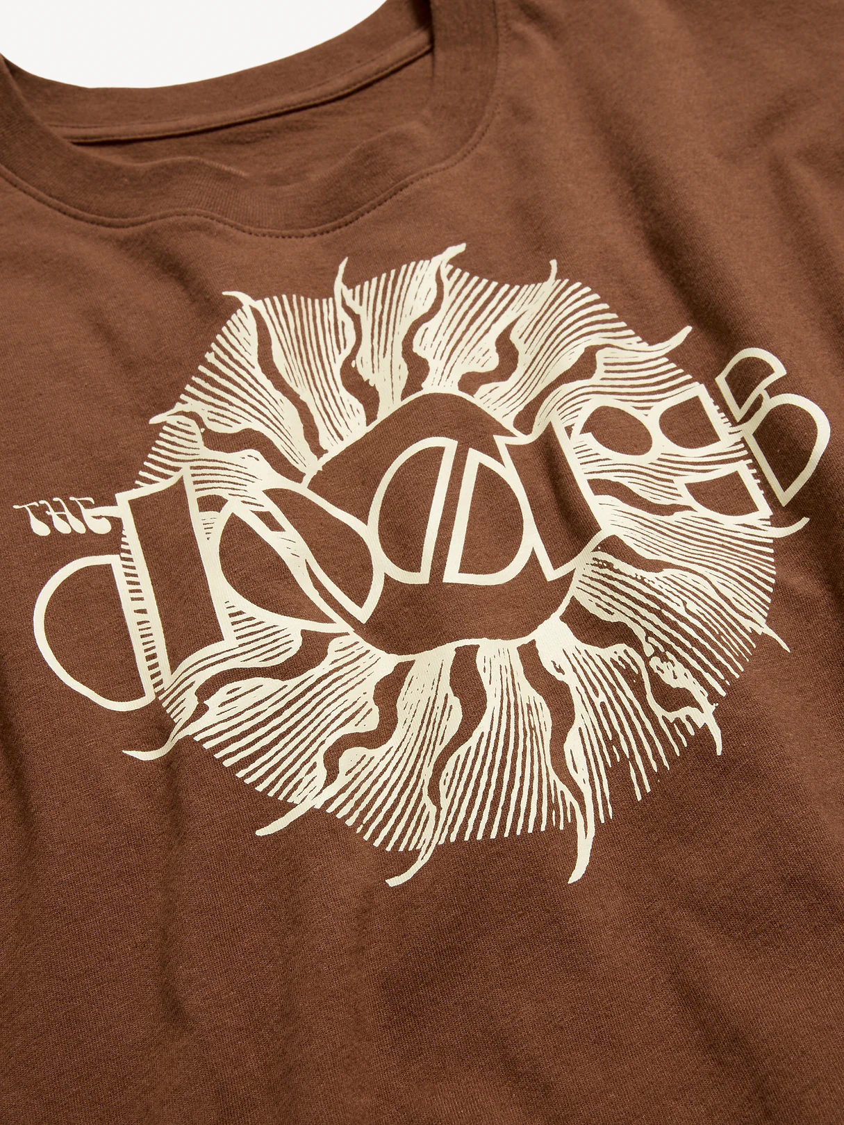 Johnny Cash™ Crew-Neck Oversized Crop T-Shirt - Coco de mer