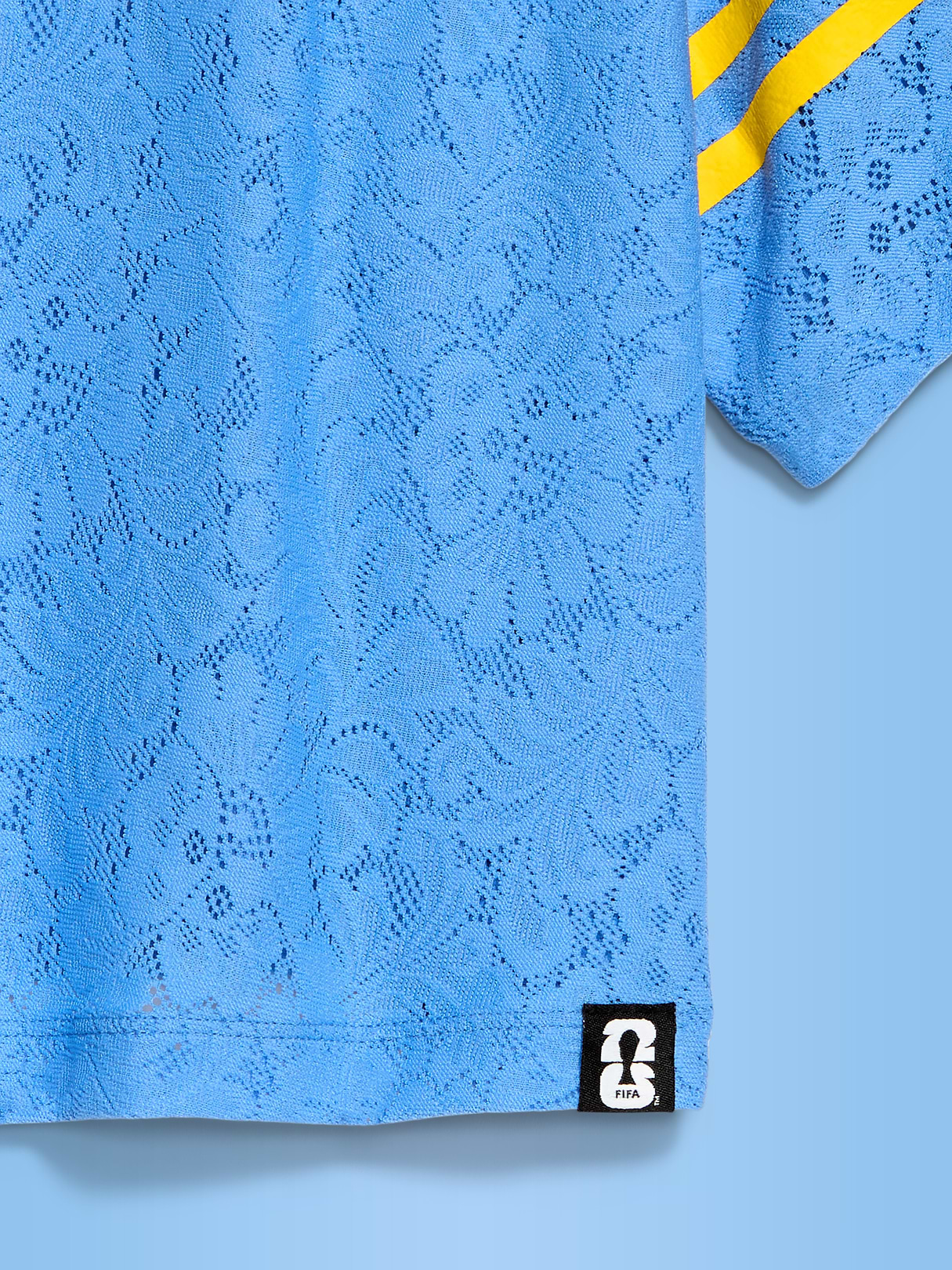 FIFA World Cup 26™ France Boxy Lace V-Neck T-Shirt for Women - Argentina