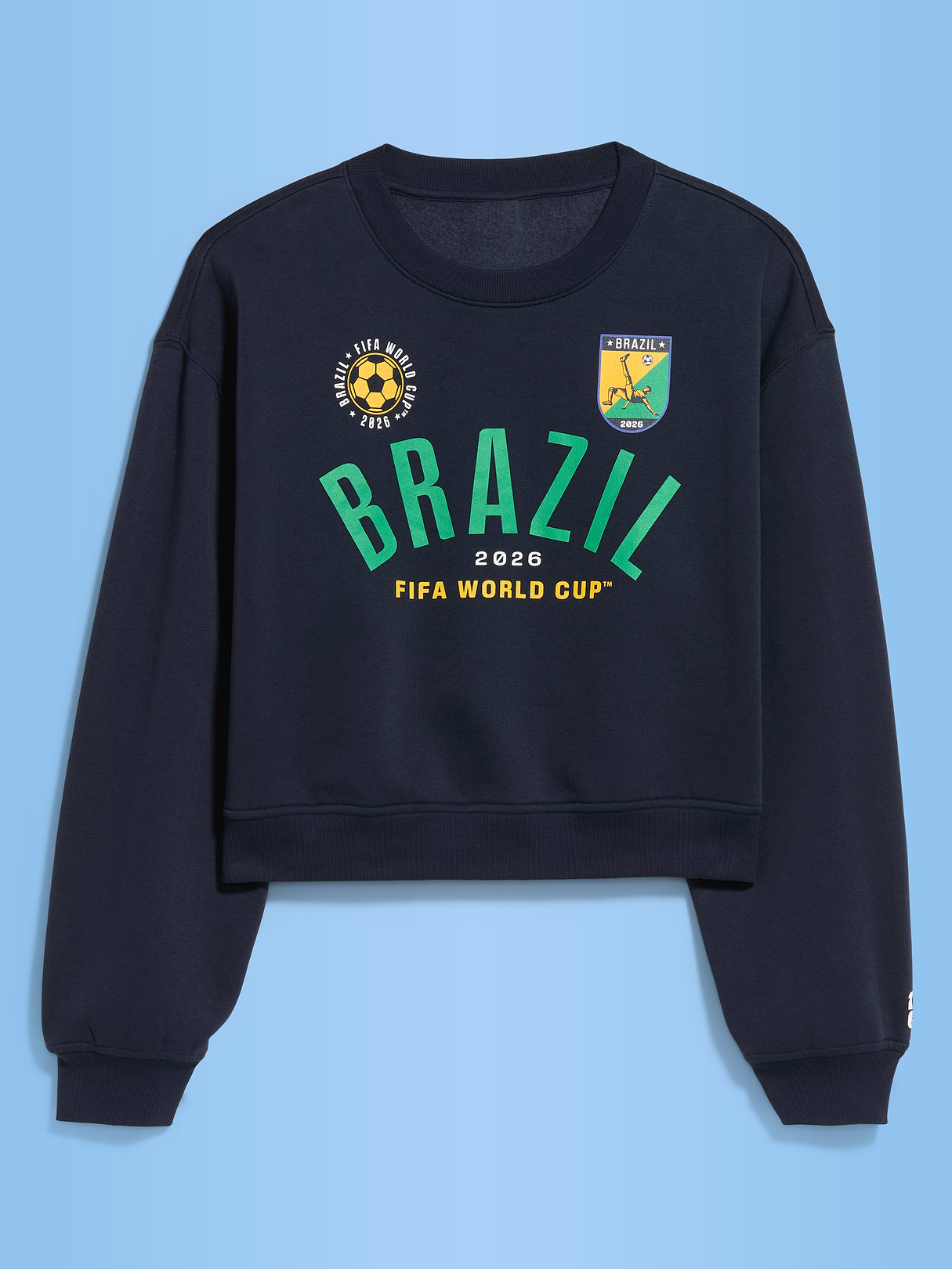 FIFA World Cup 26™ Brazil Oversized Graphic Sweatshirt for Women - Brazil