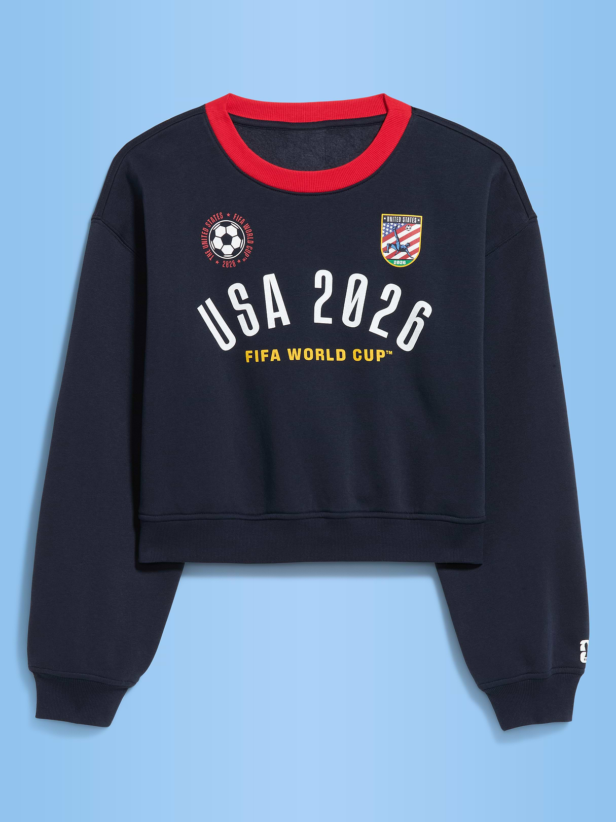 FIFA World Cup 26™ Brazil Oversized Graphic Sweatshirt for Women - Navy