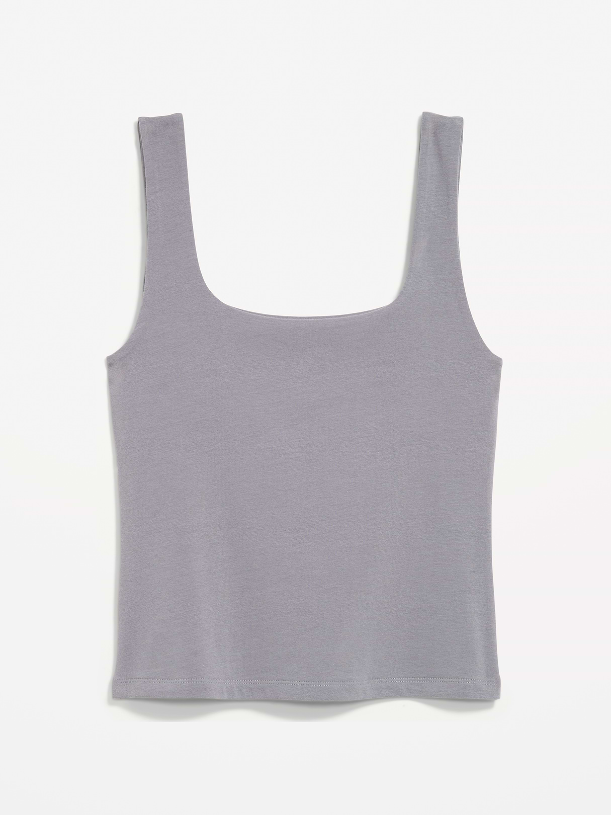 Hug Double-Layer Scoop-Neck Tank Top - Shooting Star