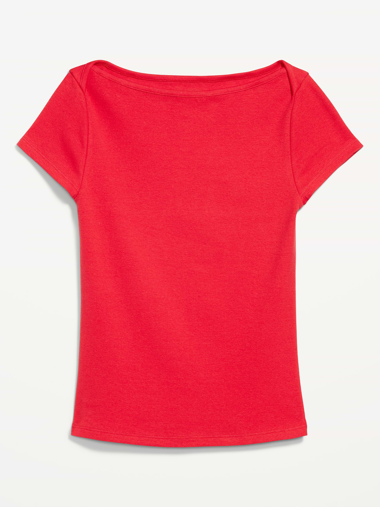 Snug Boatneck T-Shirt - Scotty Red