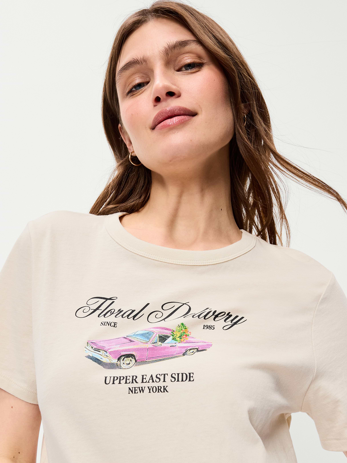 EveryWear Crew-Neck Graphic T-Shirt - Wish Bone