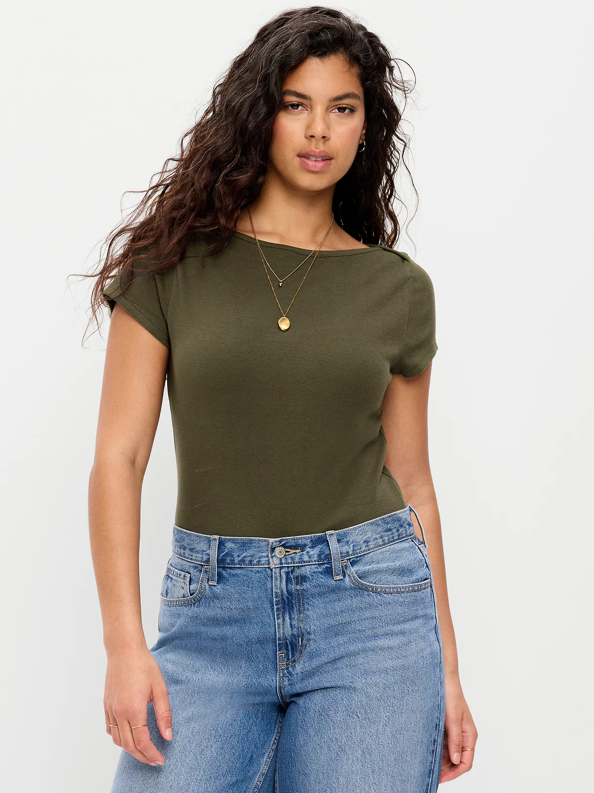 Snug Boatneck T-Shirt - Forest Tapestry