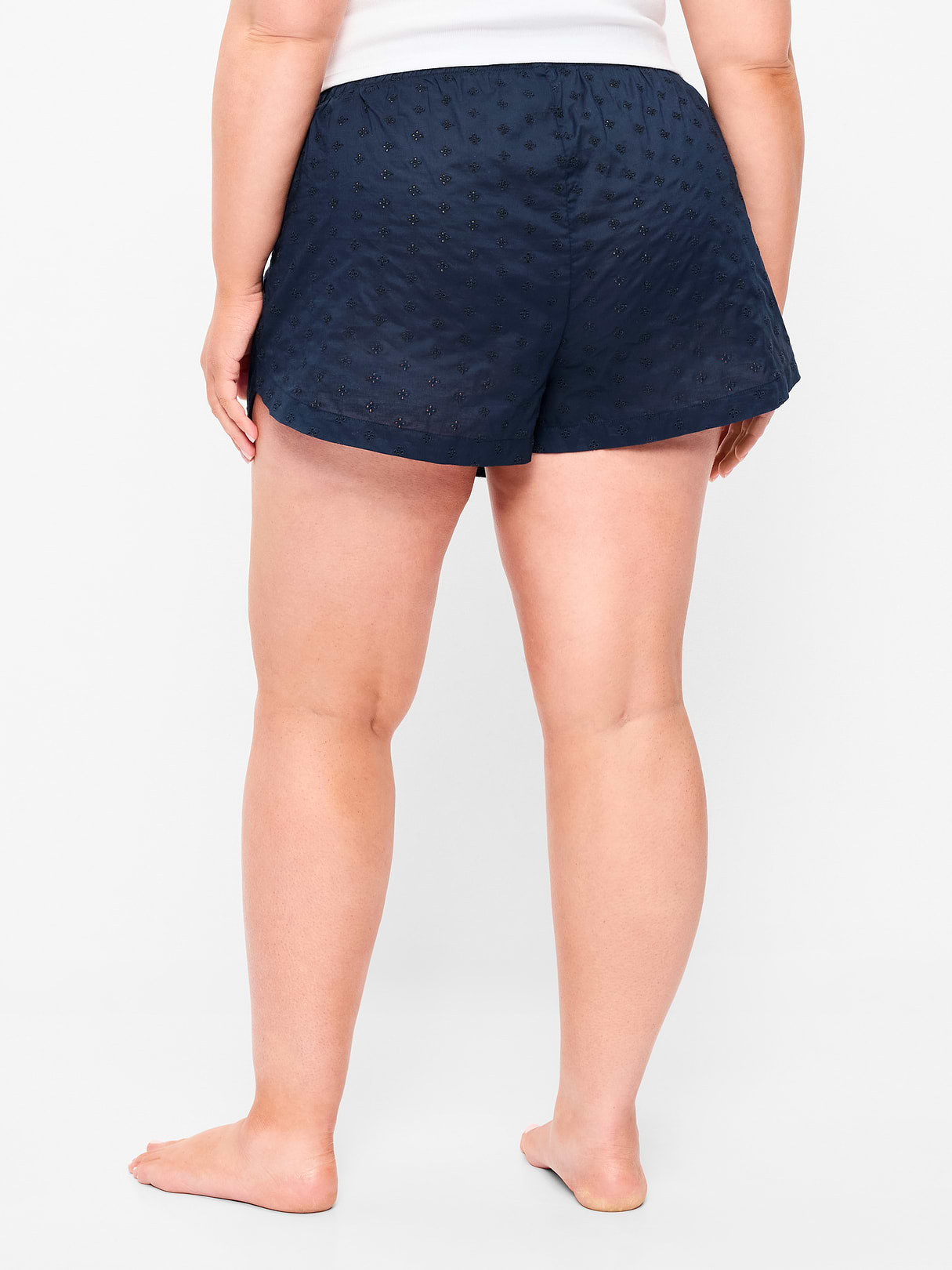 Classic Poplin Boxer Pajama Shorts - Navy