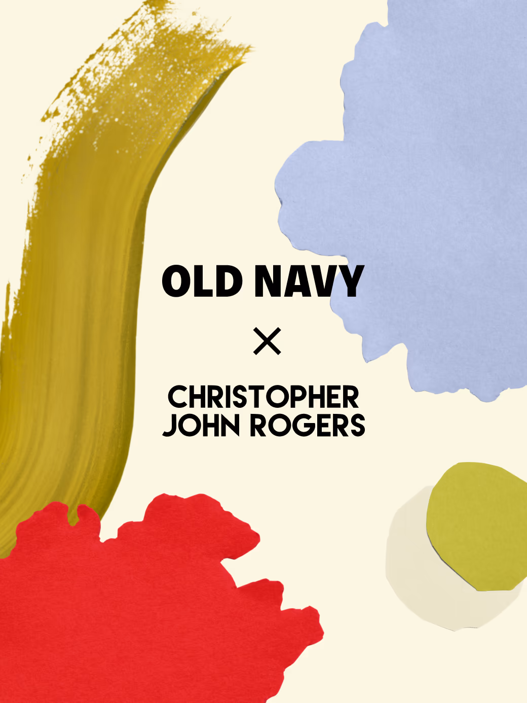 Old Navy x Christopher John Rogers Crop T-Shirt - Red Aloud