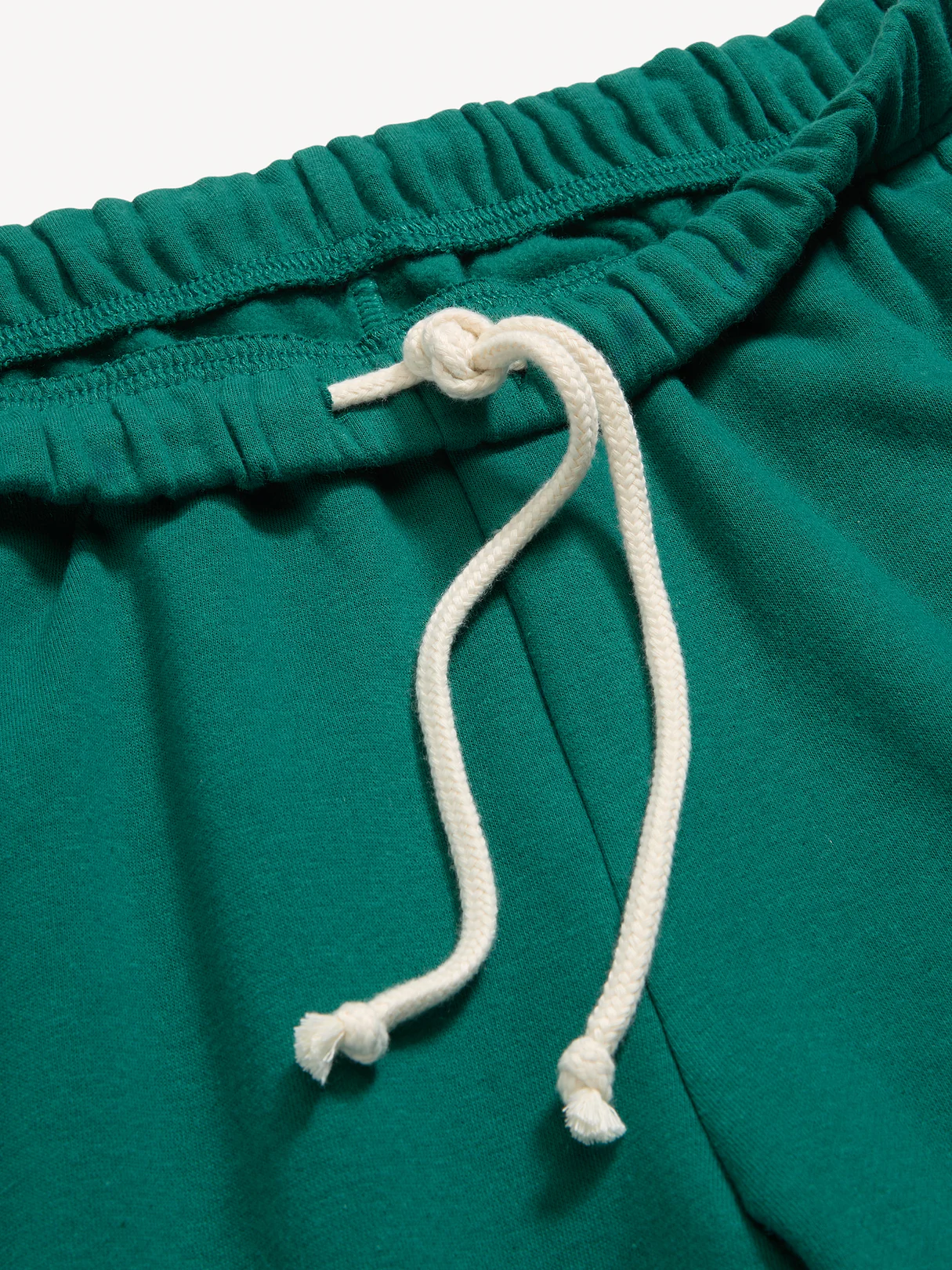 High-Waisted Cinched-Ankle Sweatpants - Deep Lagoon