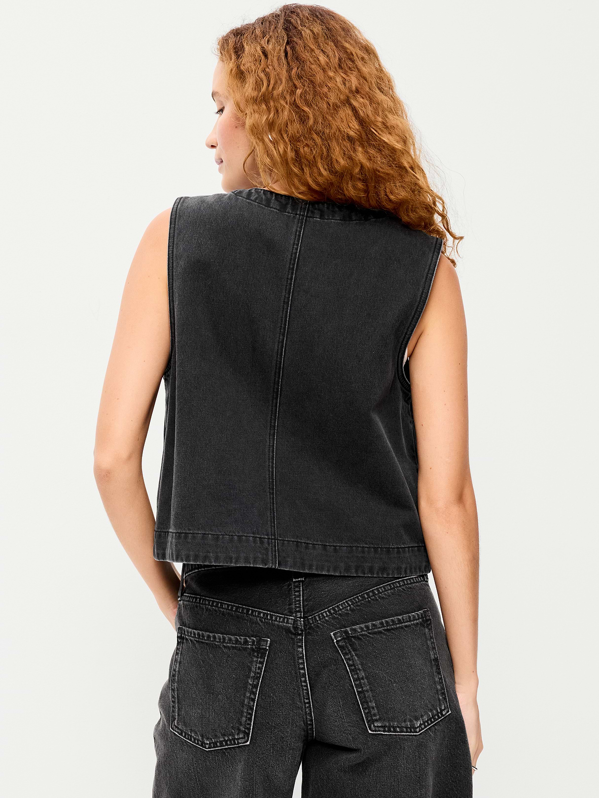 Zip-Front Utility Vest - Coal