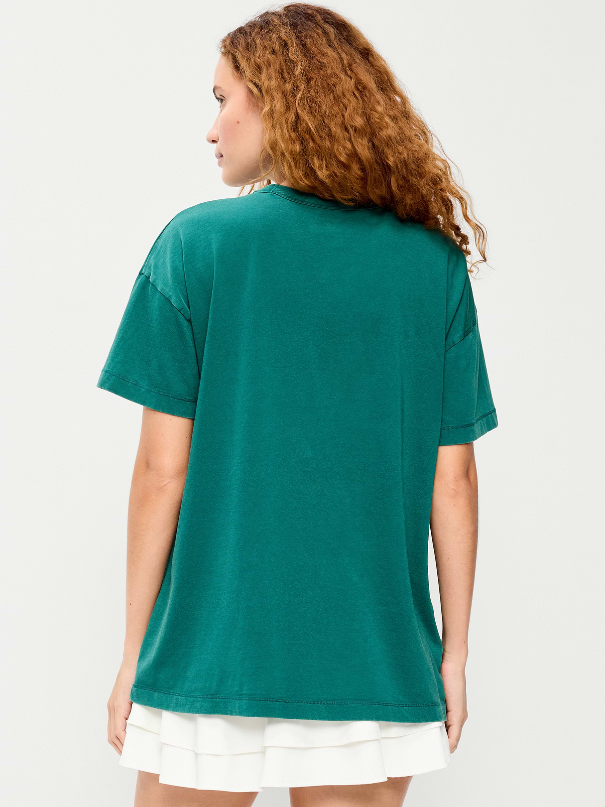 Oversized EveryWear Tunic T-Shirt - Deep Lagoon