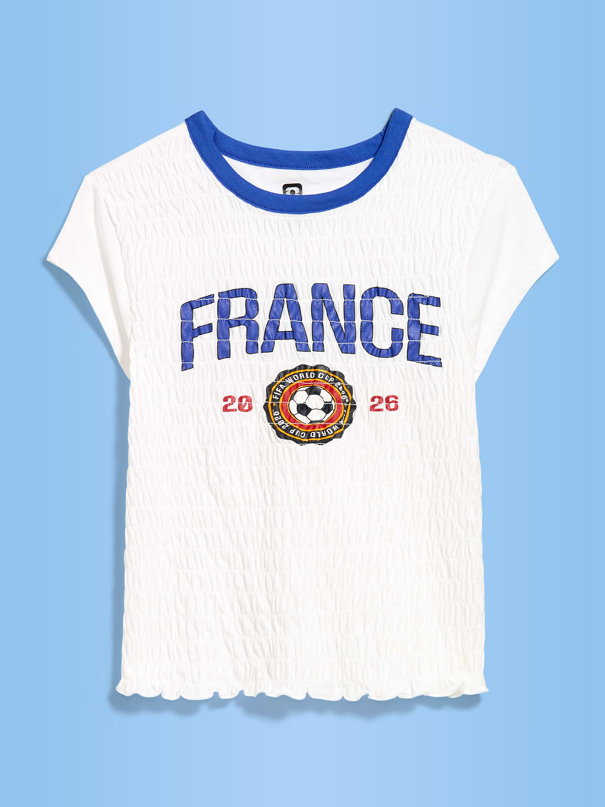 FIFA World Cup 26™ England Vintage Crew-Neck T-Shirt for Women - France