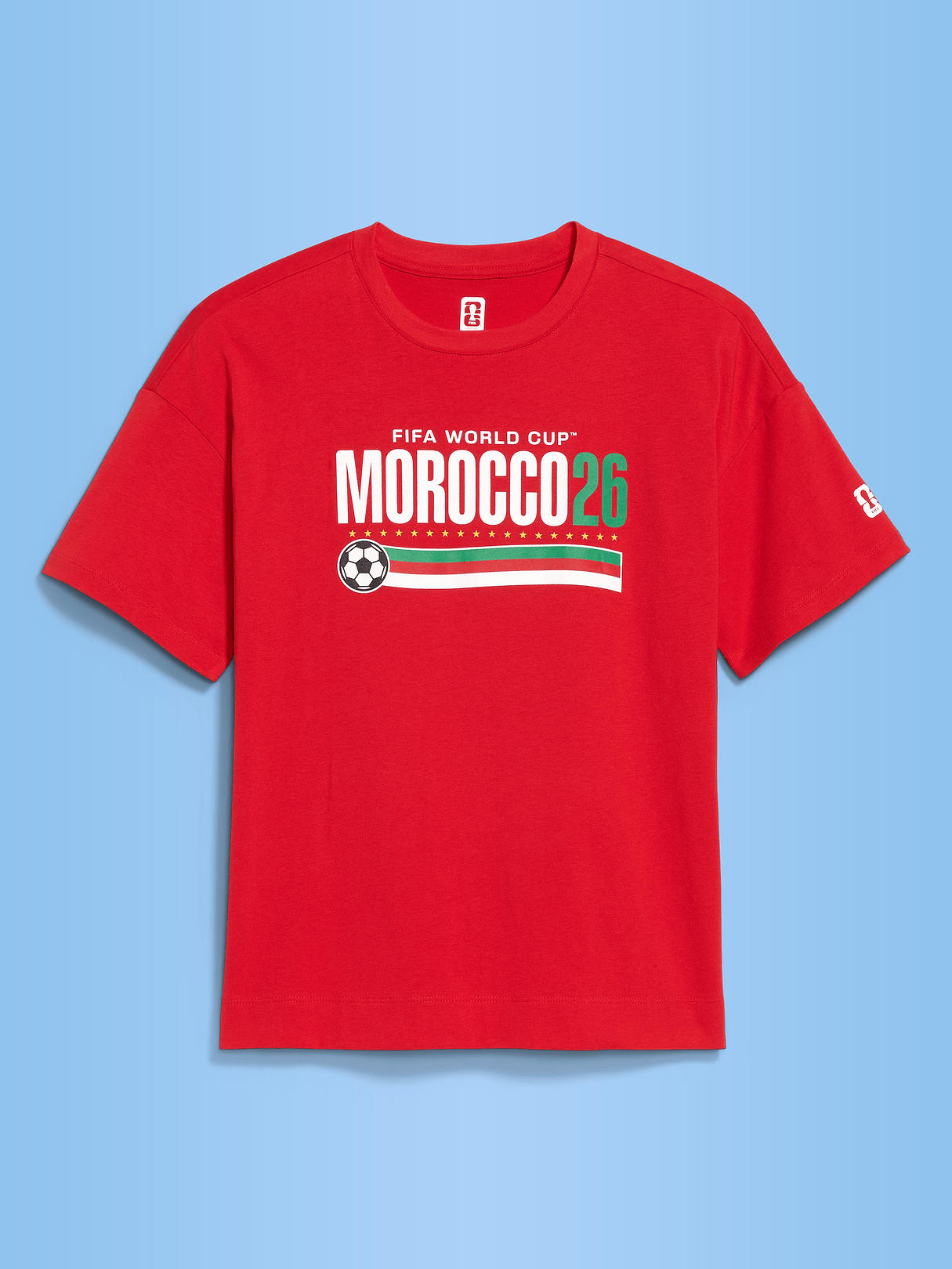 FIFA World Cup 26™ England Vintage Crew-Neck T-Shirt for Women - Morocco (903611002)