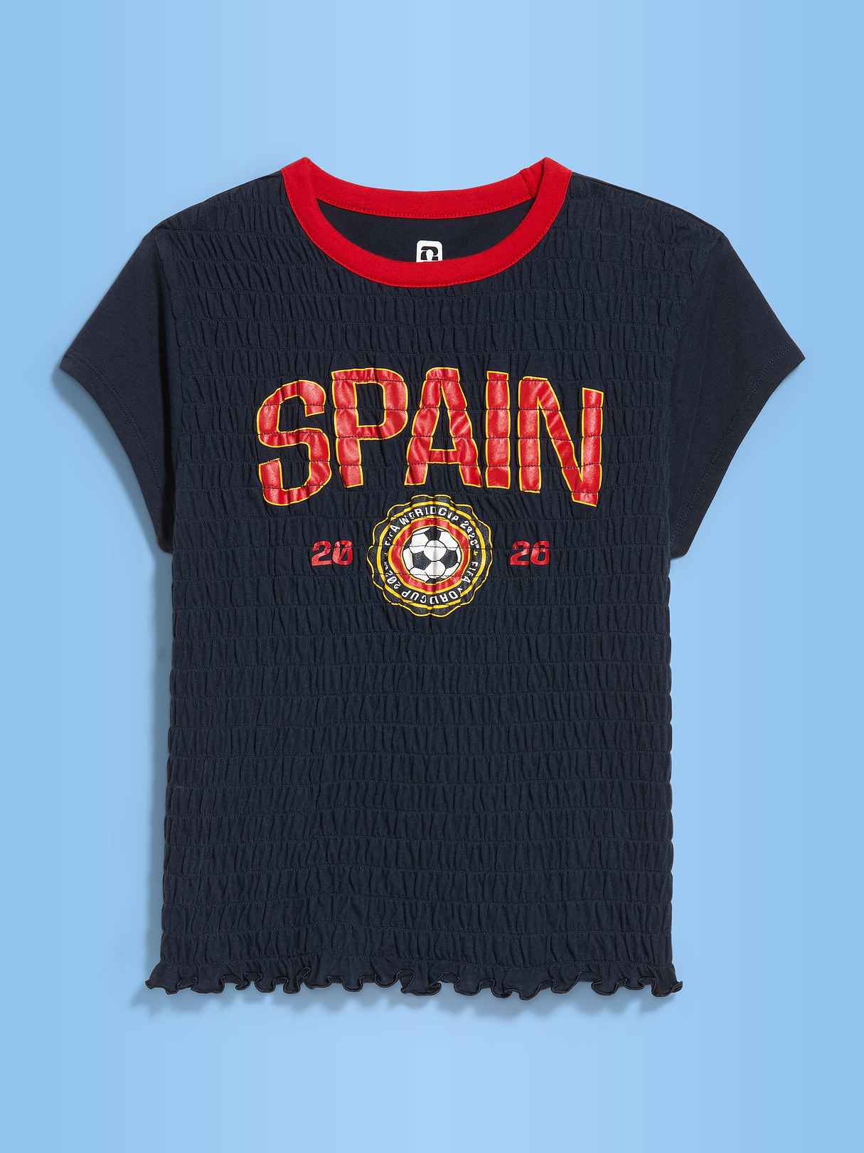 FIFA World Cup 26™ England Vintage Crew-Neck T-Shirt for Women - Spain