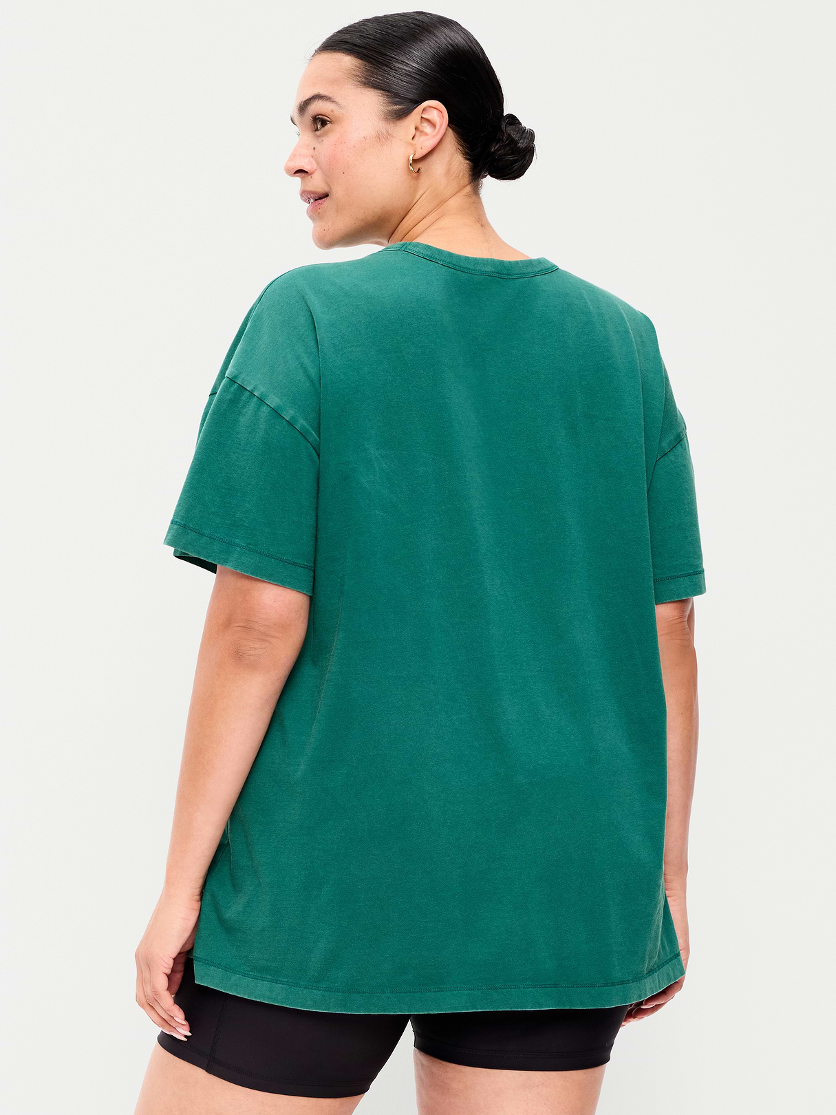 Oversized EveryWear Tunic T-Shirt - Deep Lagoon
