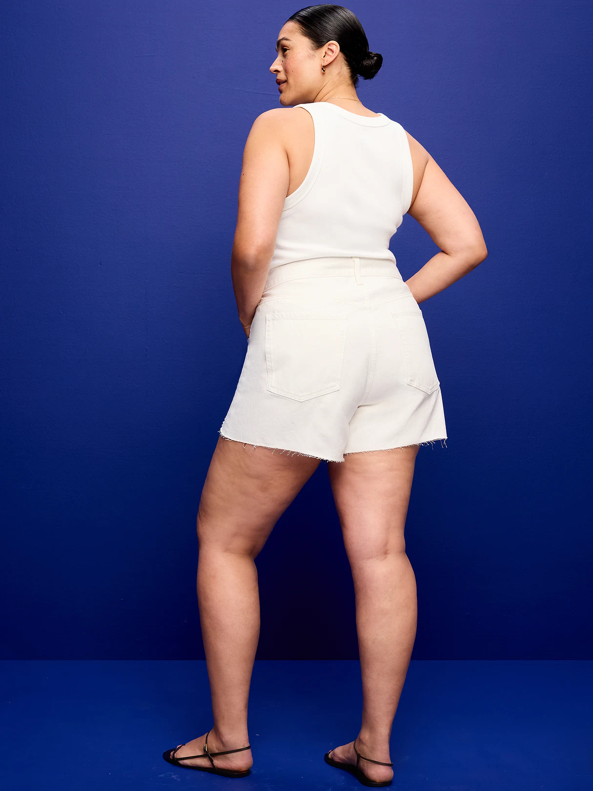 High-Waisted OG Cut-Off Jean Shorts -- 4-inch inseam - Threaded Thru