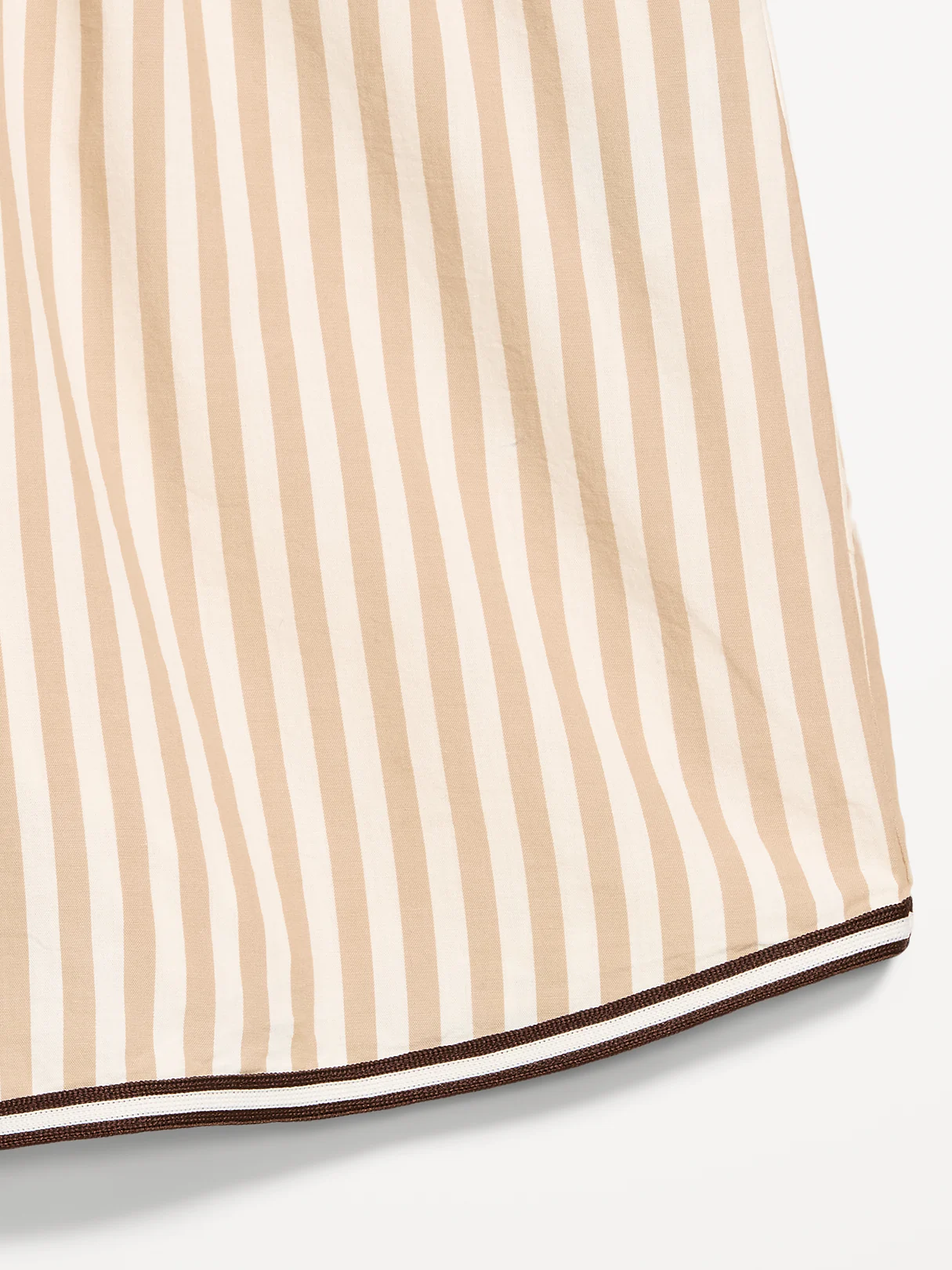 Classic Poplin Boxer Pajama Shorts - Neutral Stripe