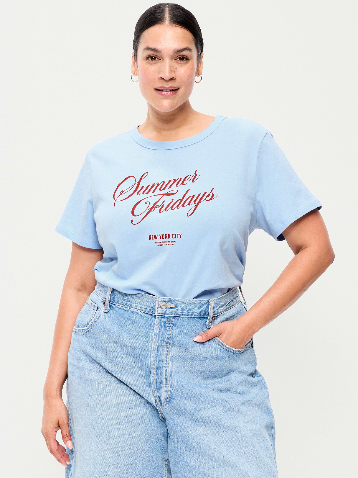 EveryWear Crew-Neck Graphic T-Shirt - Sky Maintenance