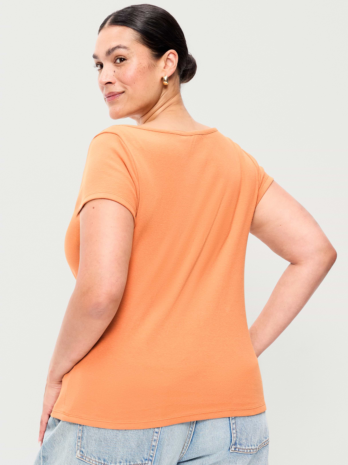 Snug Boatneck T-Shirt - Ground Coriander