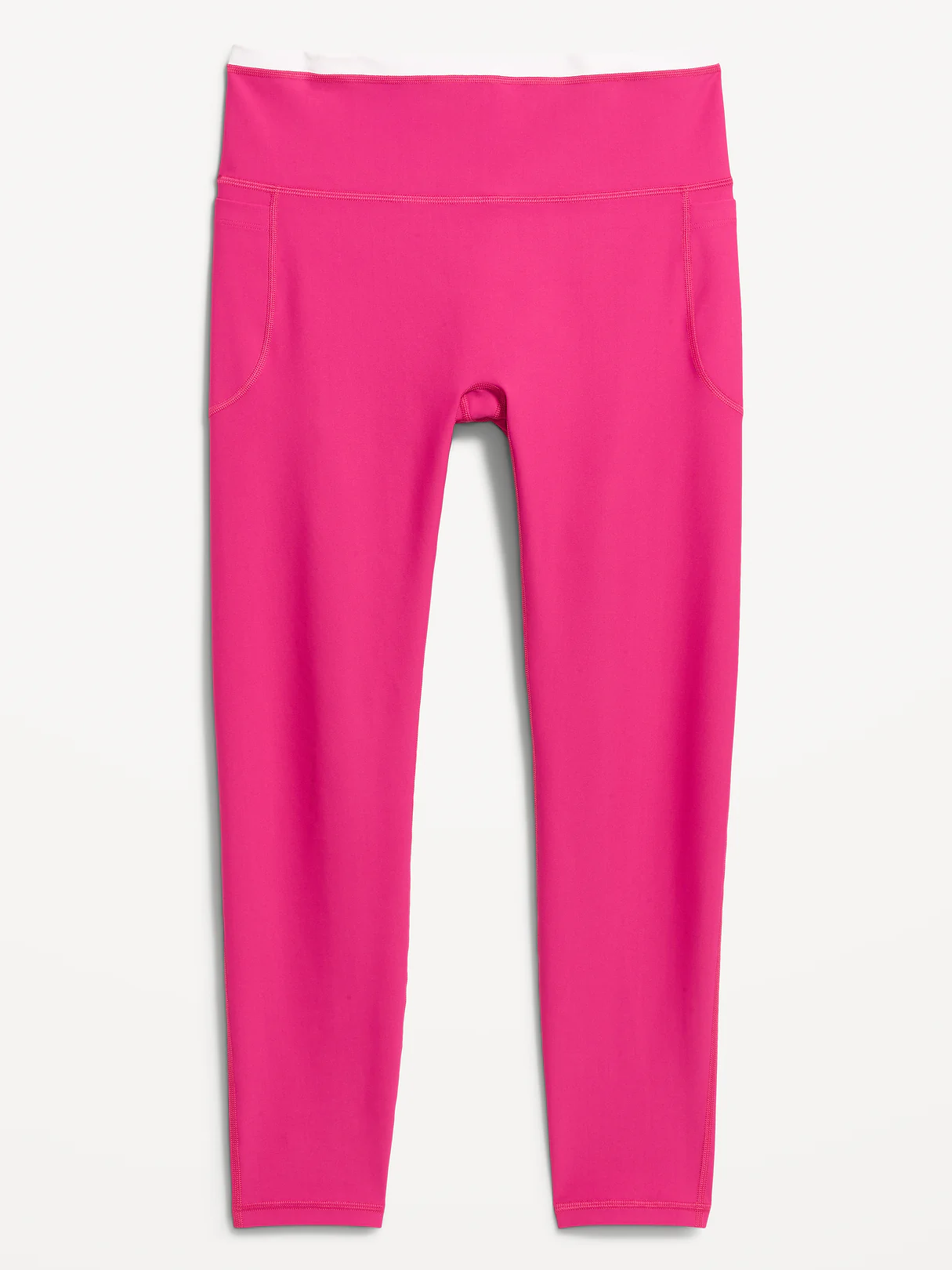 Extra-High Waisted PowerSoft Boundless 7/8 Leggings – No Front Seam - Dragonfruit