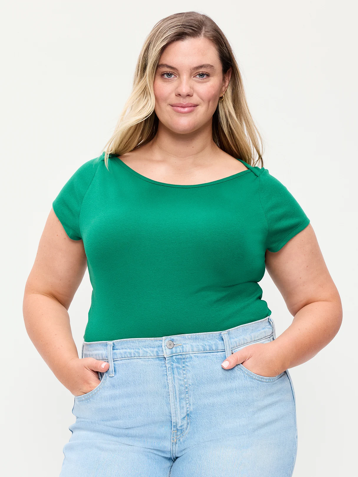 Snug Boatneck T-Shirt - Rainforest Jewel