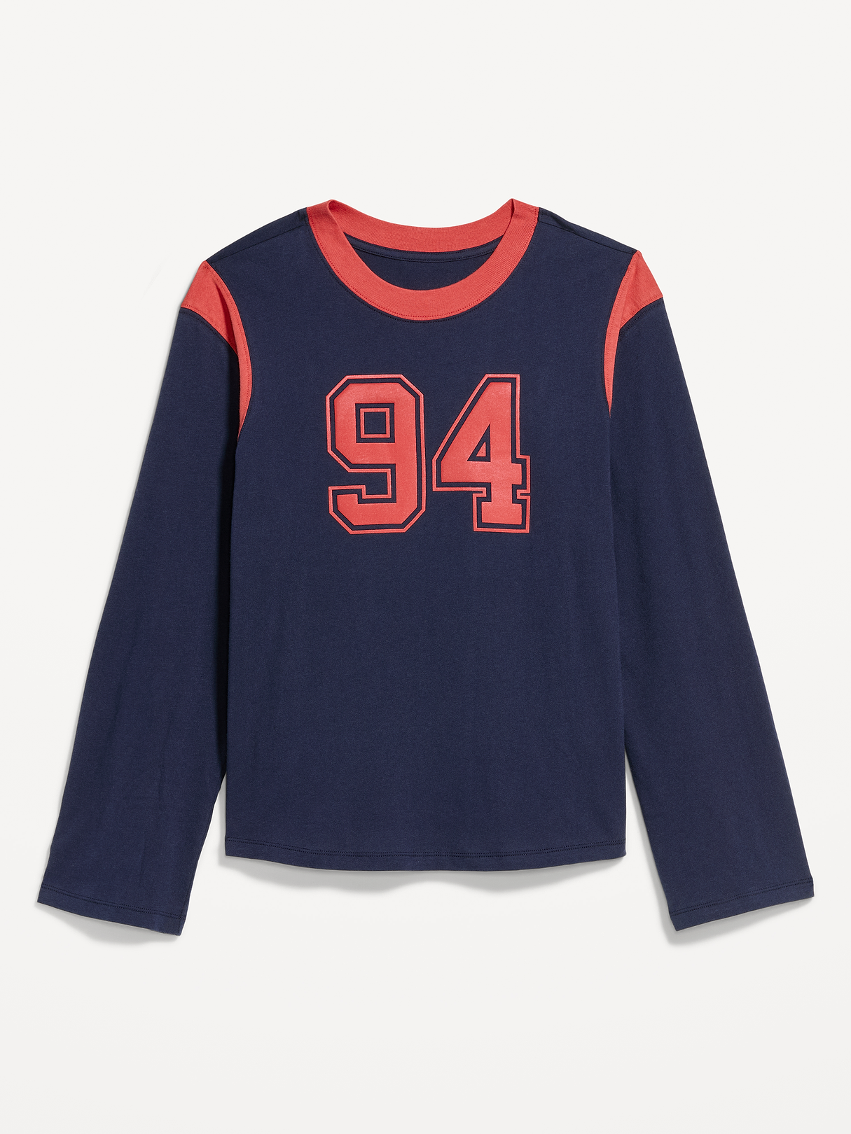 EveryWear Long-Sleeve Graphic T-Shirt - In the Navy