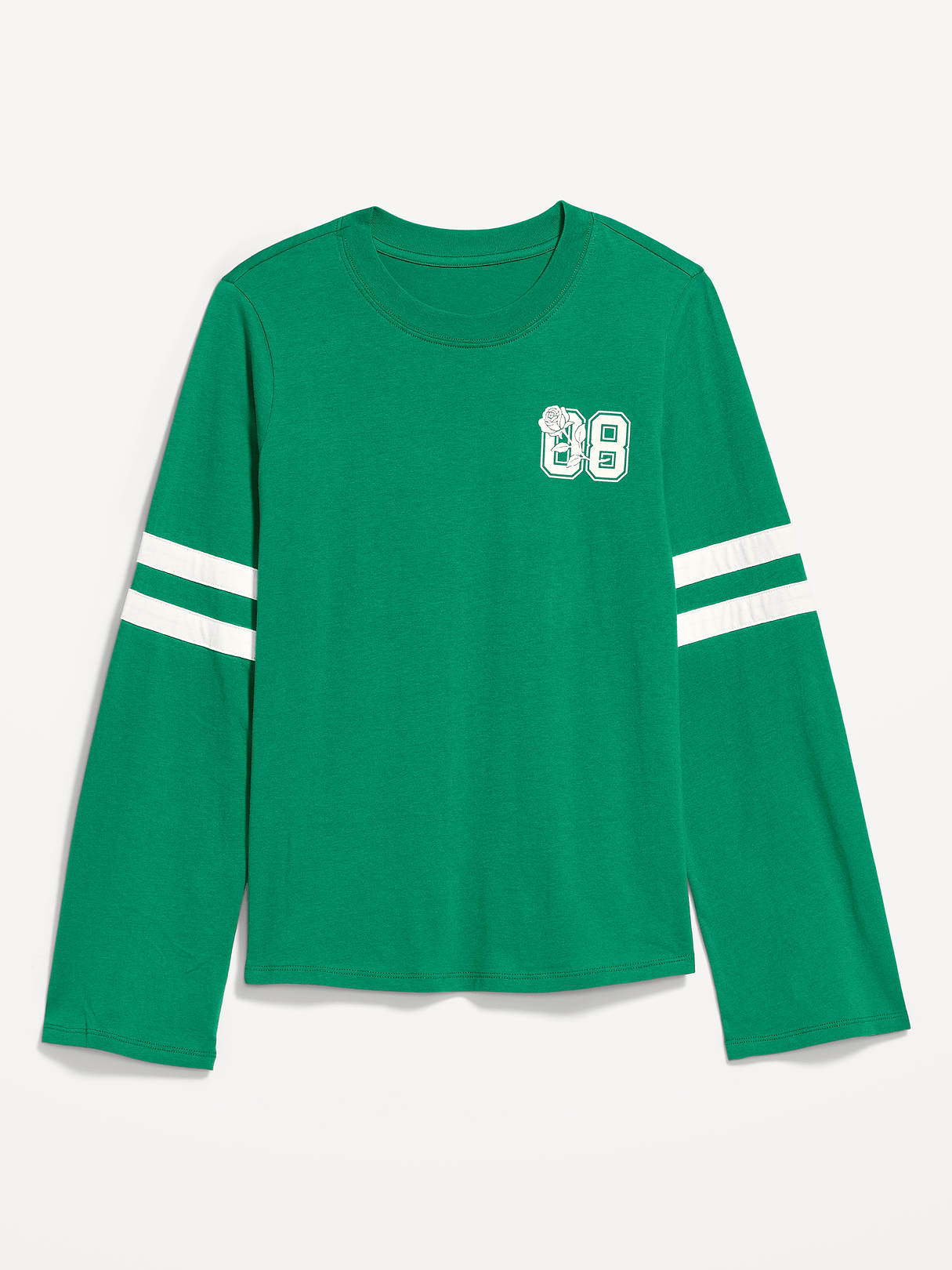 EveryWear Long-Sleeve Graphic T-Shirt - Rainforest Jewel