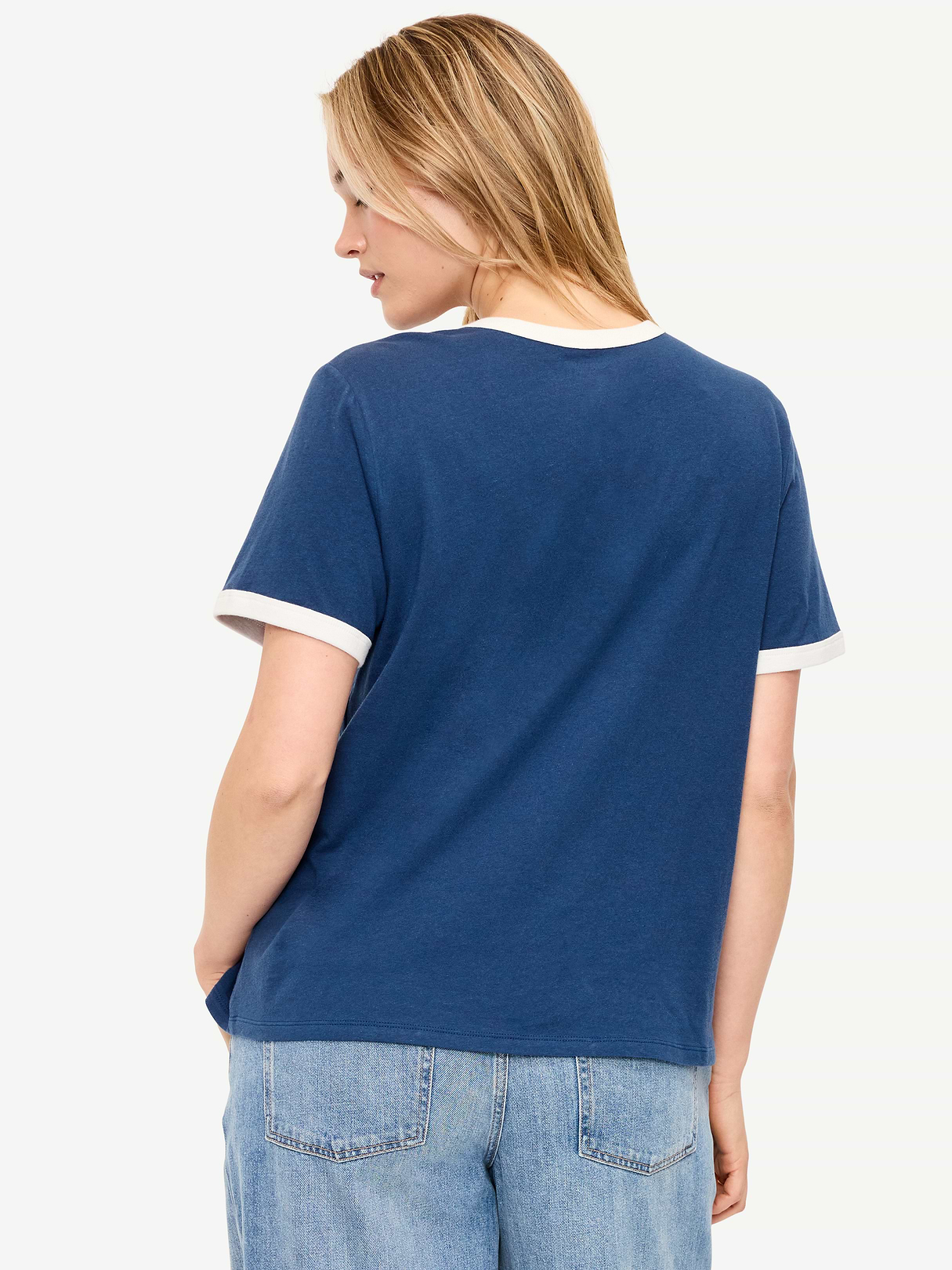 EveryWear Crew-Neck Graphic T-Shirt - Ahoy Navy