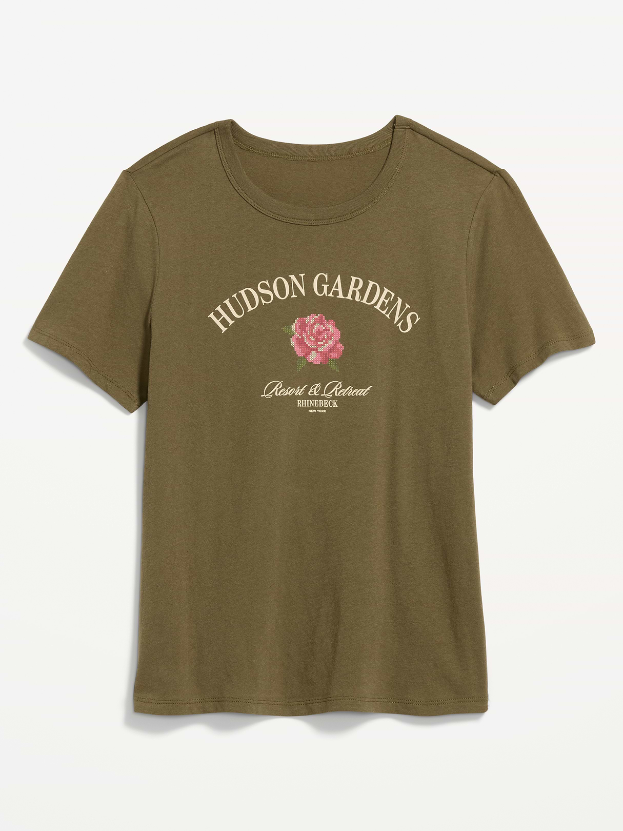 EveryWear Crew-Neck Graphic T-Shirt - Hearthwood