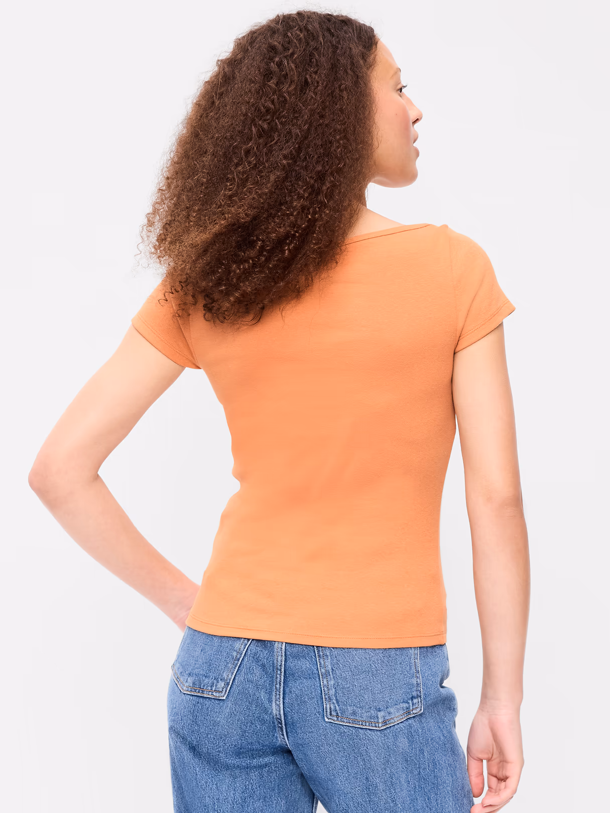 Snug Boatneck T-Shirt - Ground Coriander