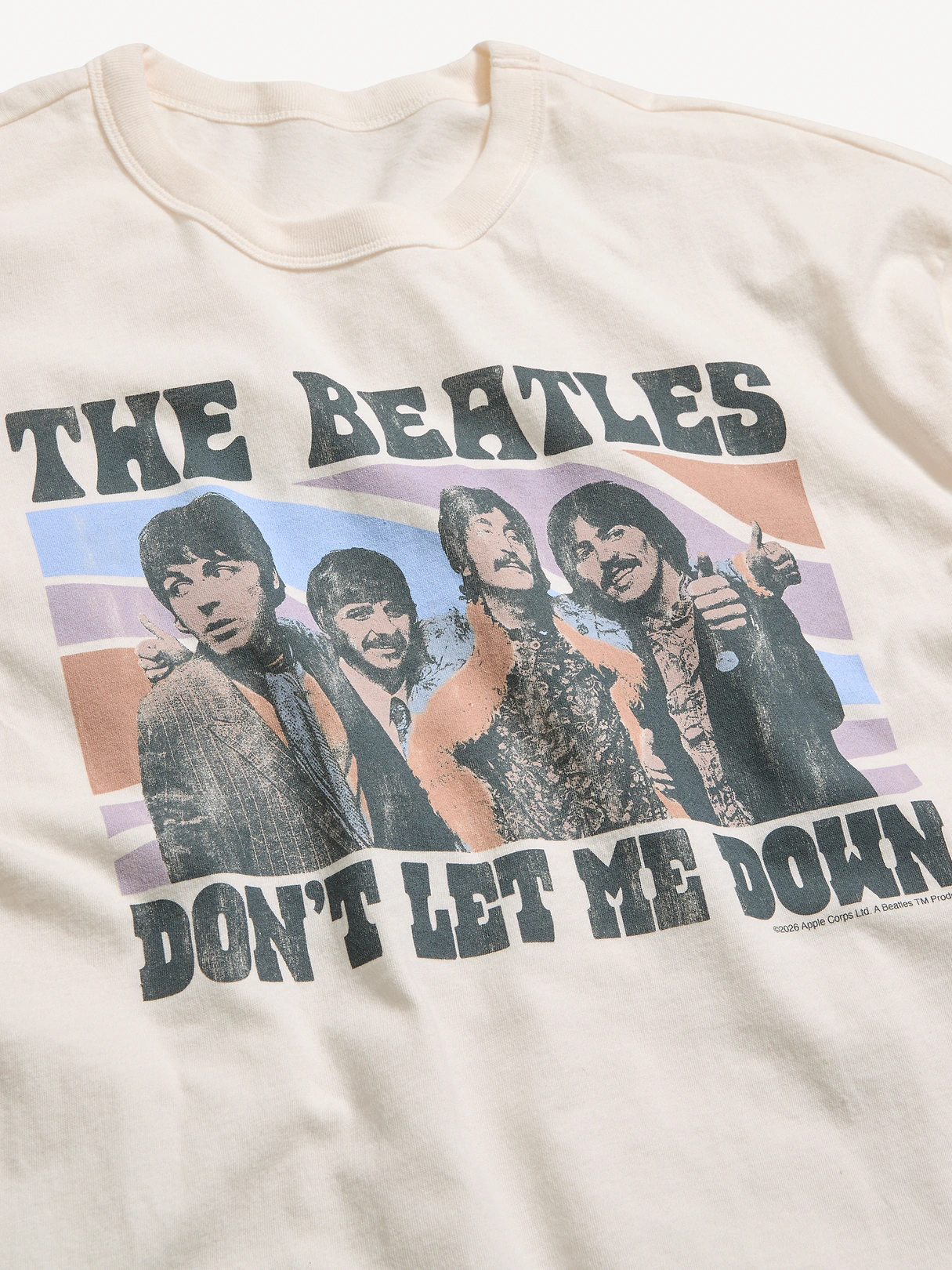 The Beatles™ Oversized Tunic T-Shirt - Sea Salt