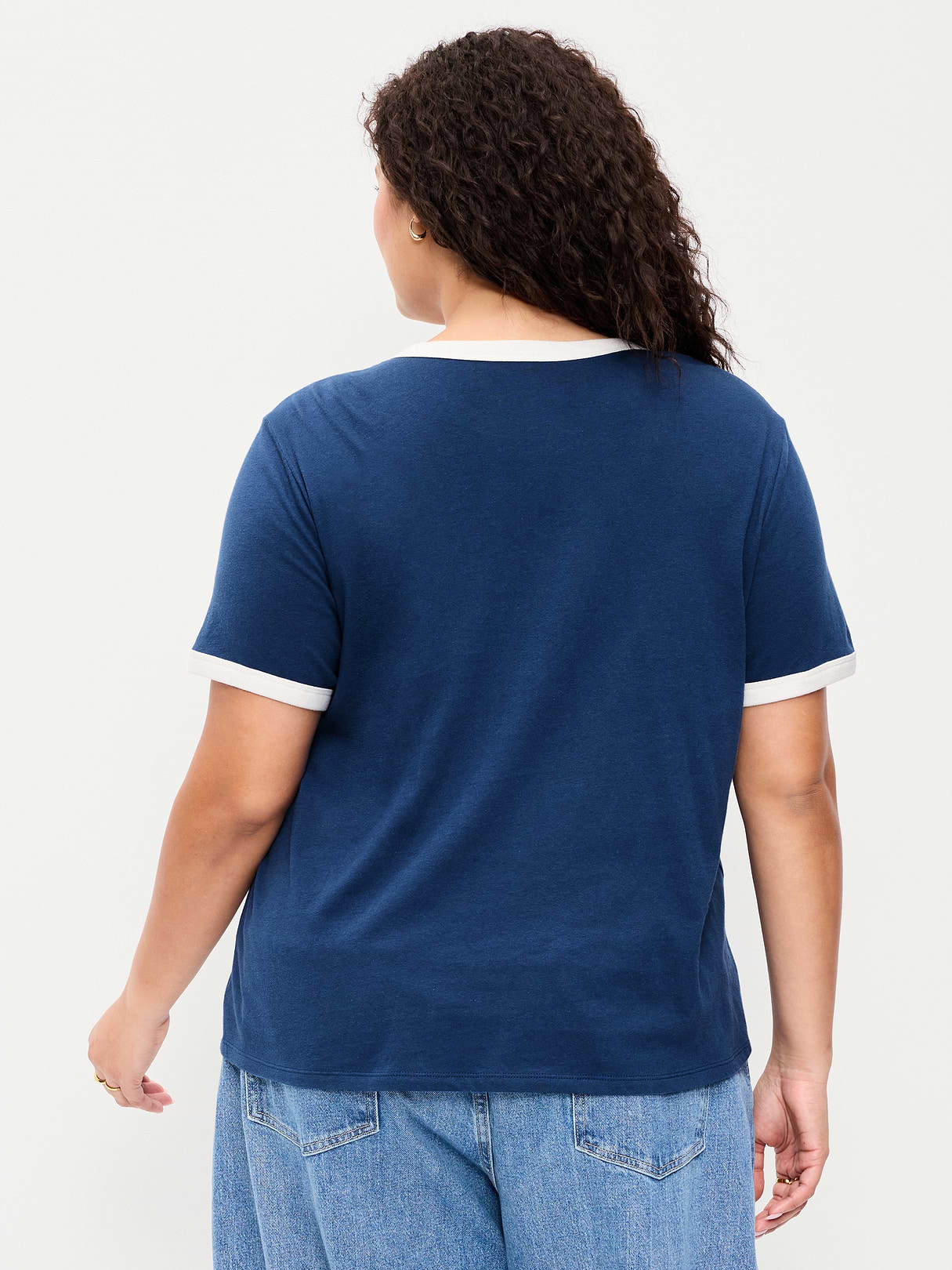 EveryWear Crew-Neck Graphic T-Shirt - Ahoy Navy