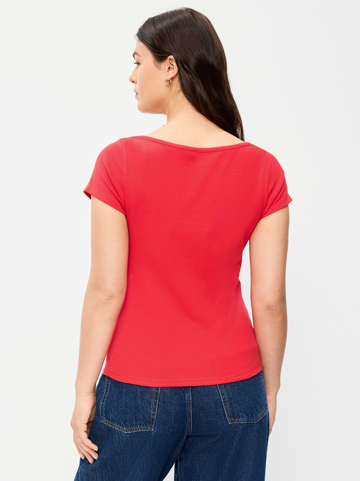 Snug Boatneck T-Shirt - Scotty Red