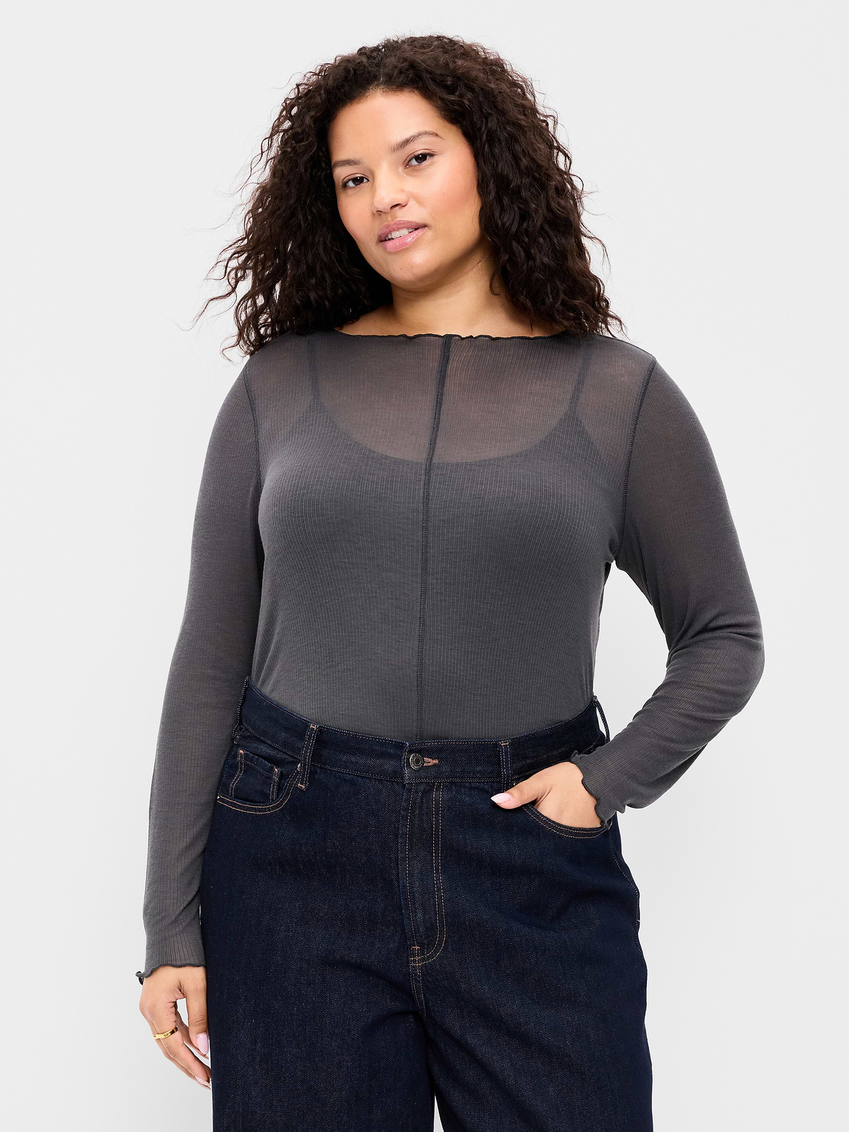 Lettuce-Edge Tissue T-Shirt - Panther