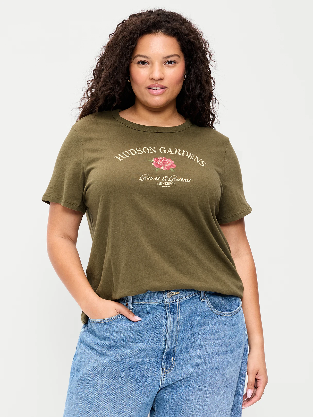 EveryWear Crew-Neck Graphic T-Shirt - Hearthwood