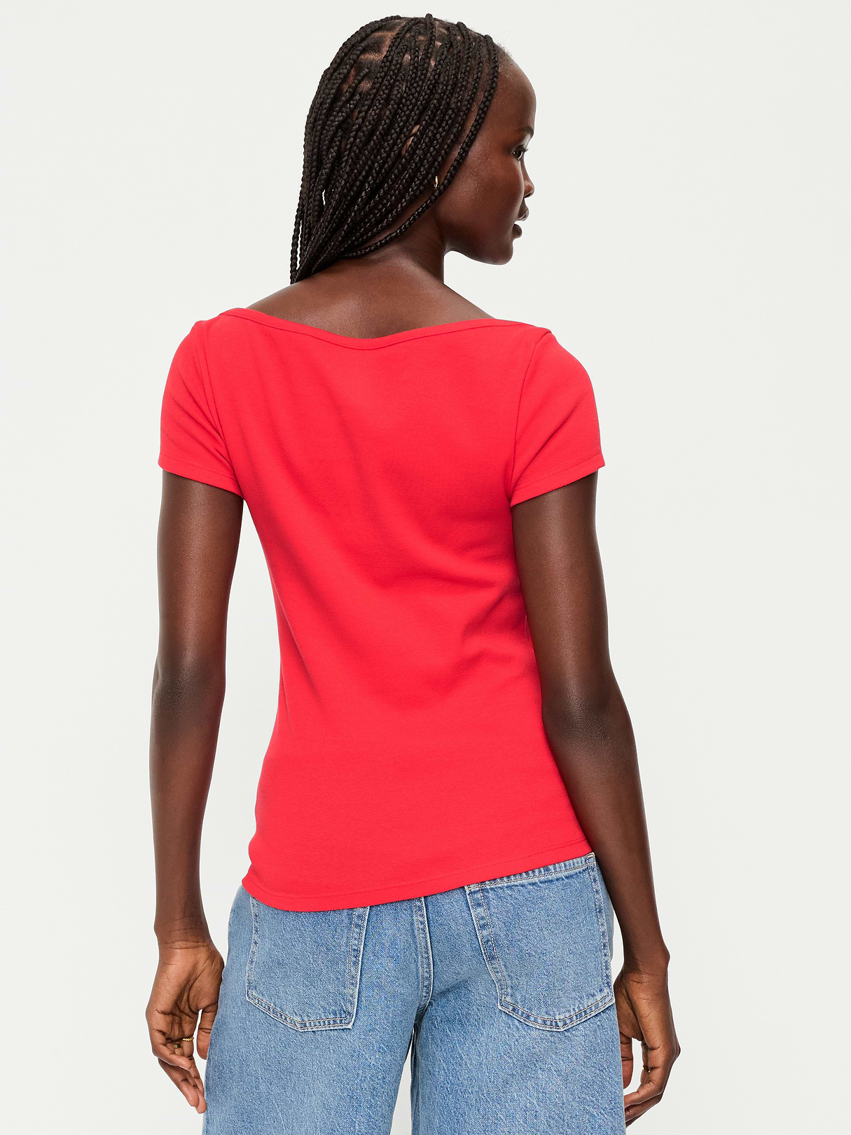 Snug Boatneck T-Shirt - Scotty Red