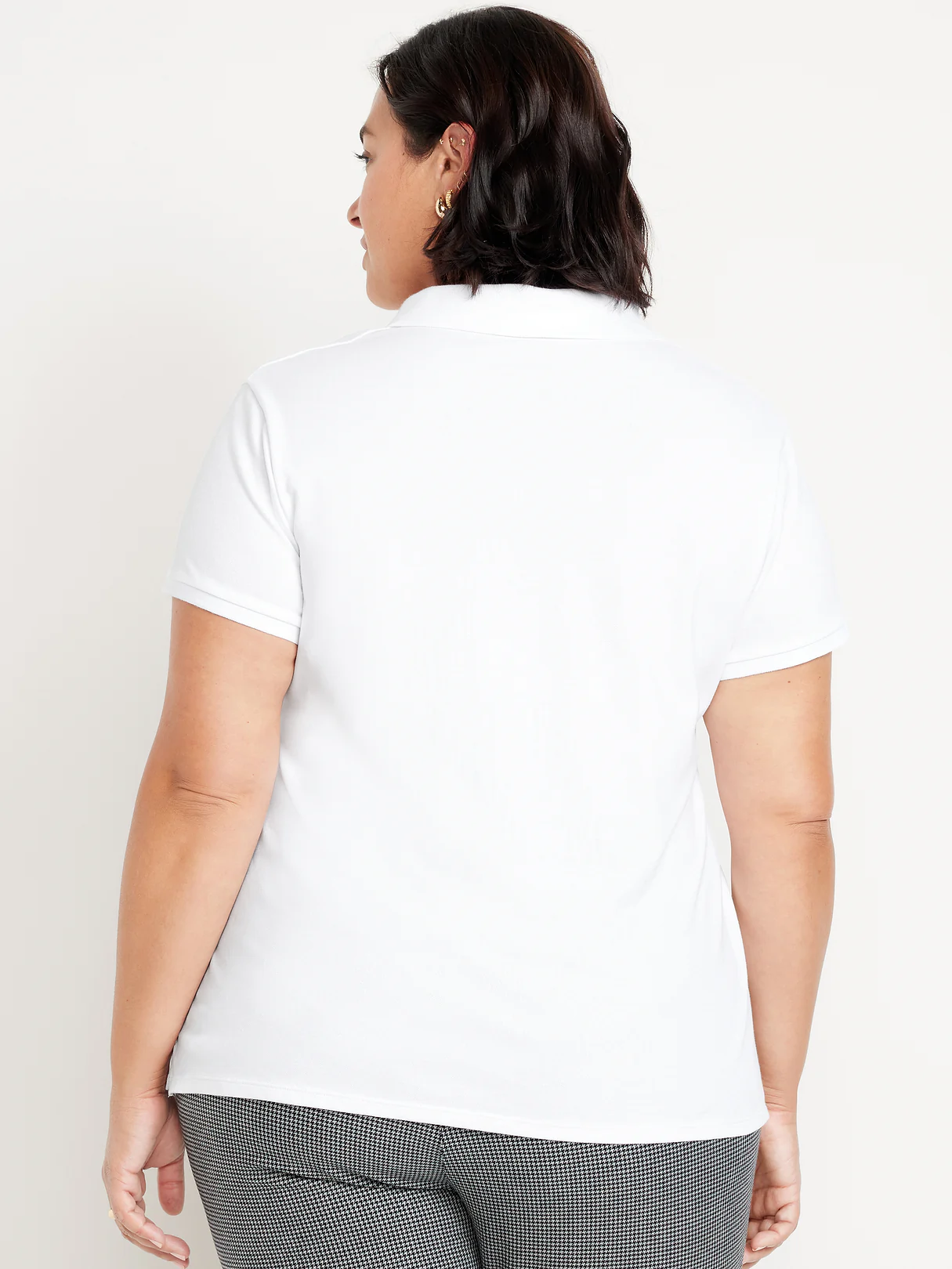 Uniform Pique Polo - Bright White