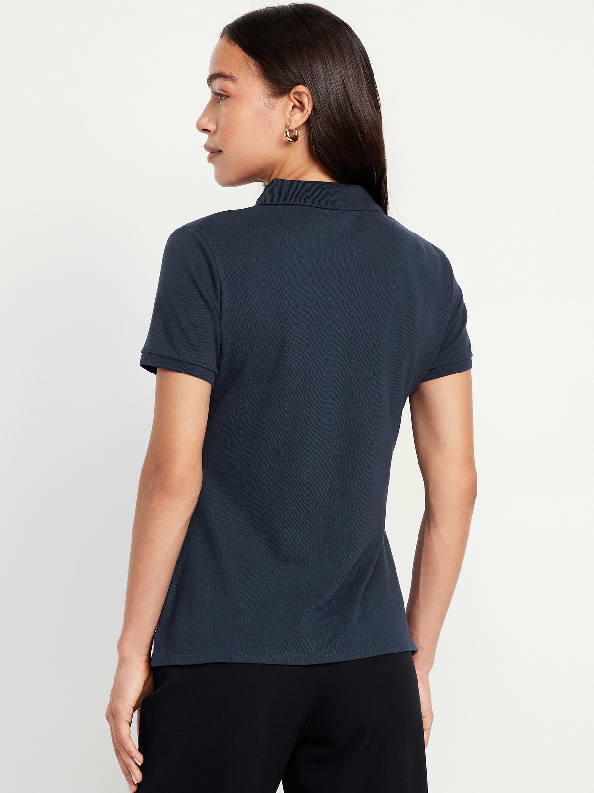 Uniform Pique Polo - Ink Blue
