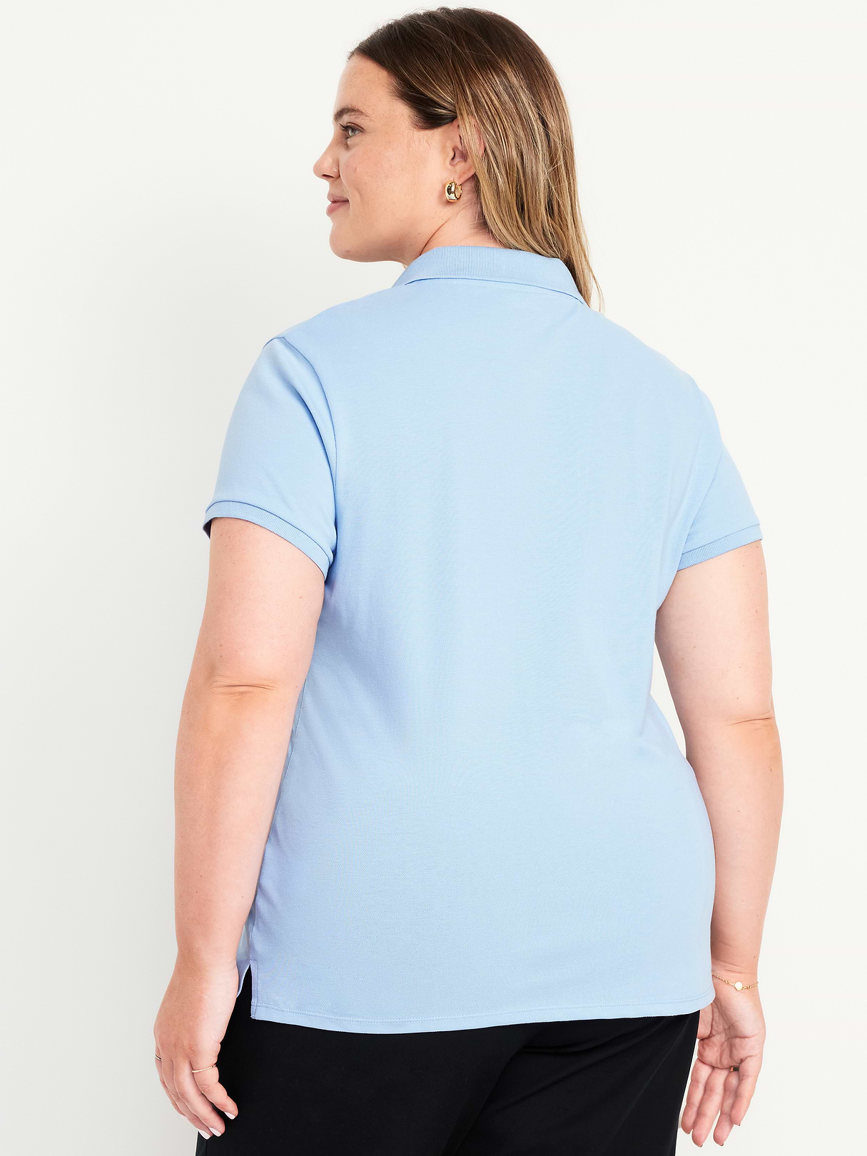 Uniform Pique Polo - Monet Blue