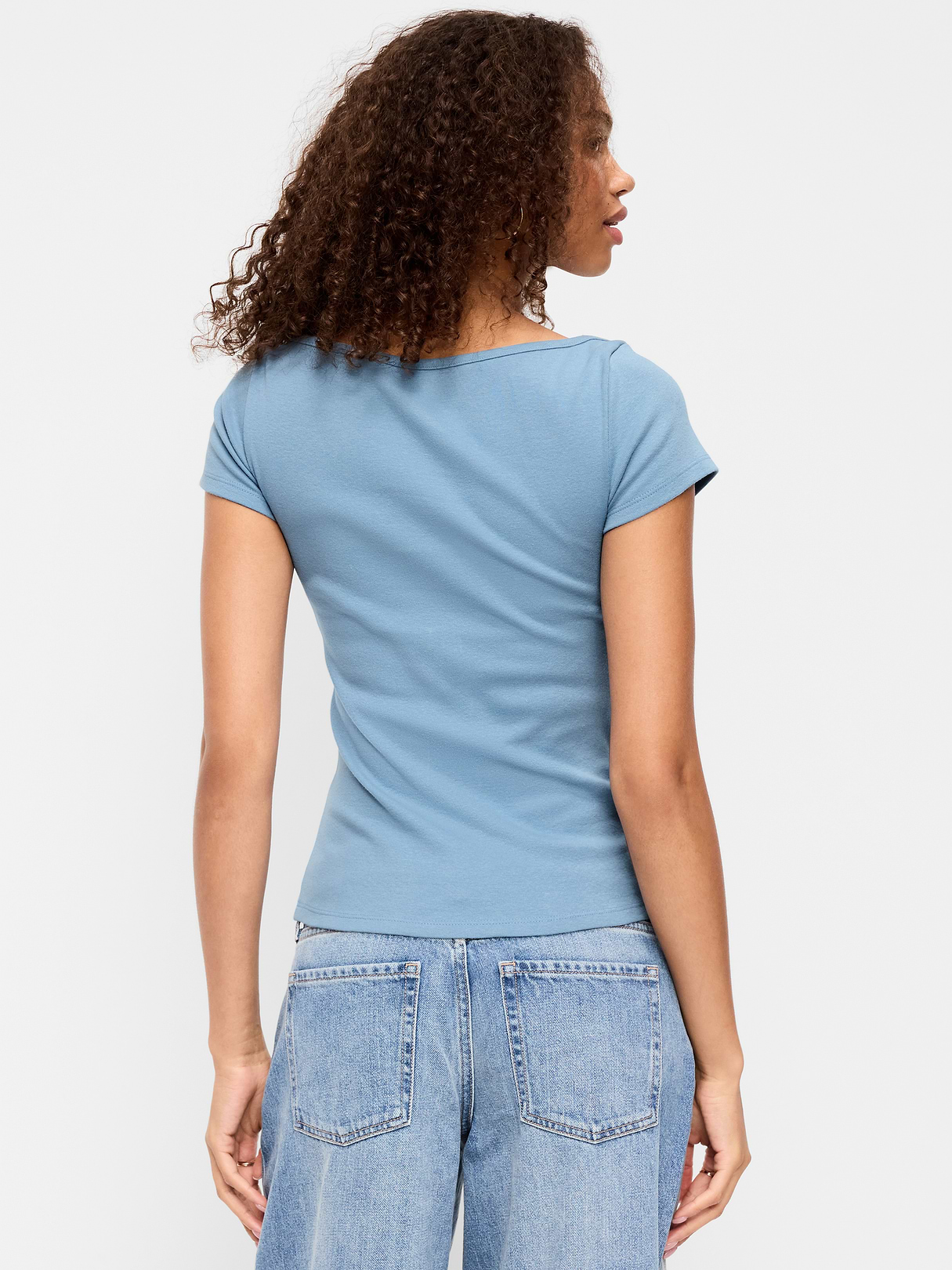 Snug Boatneck T-Shirt - Naturalist Blue
