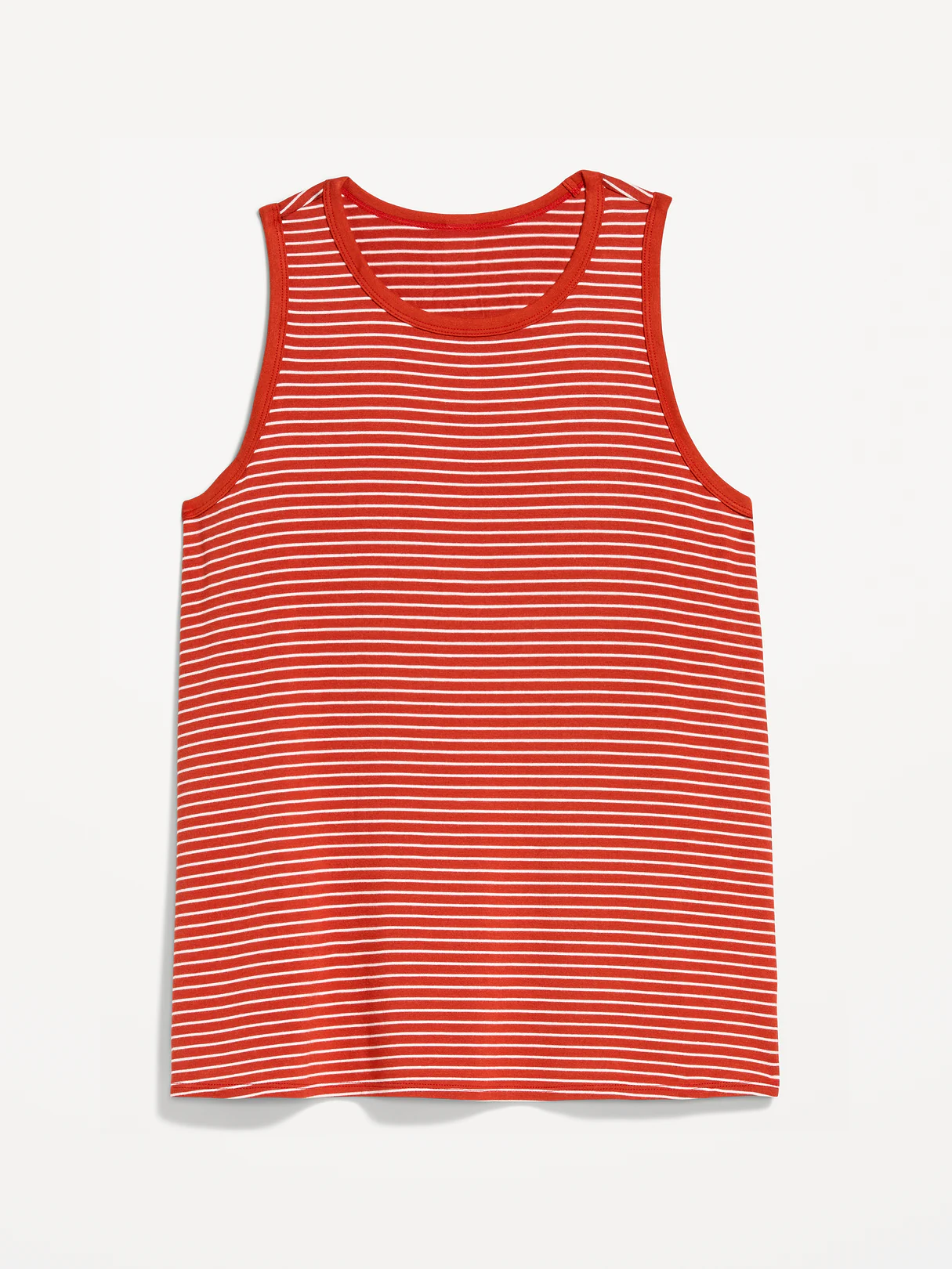 Luxe Sleeveless Top - Red Stripe