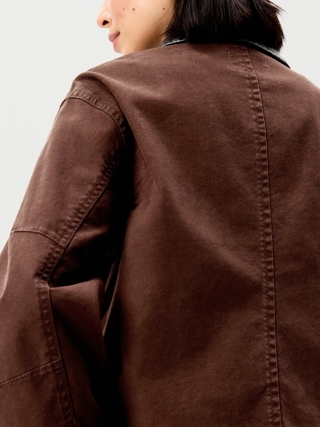 Cropped Barn Jacket - Earthen
