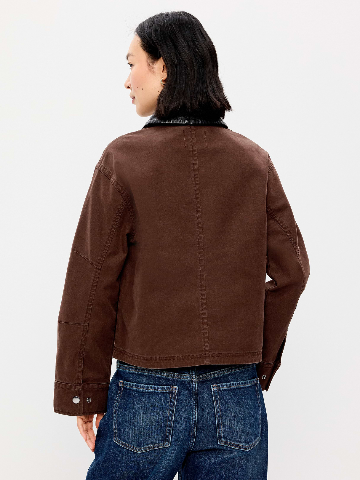 Cropped Barn Jacket - Earthen