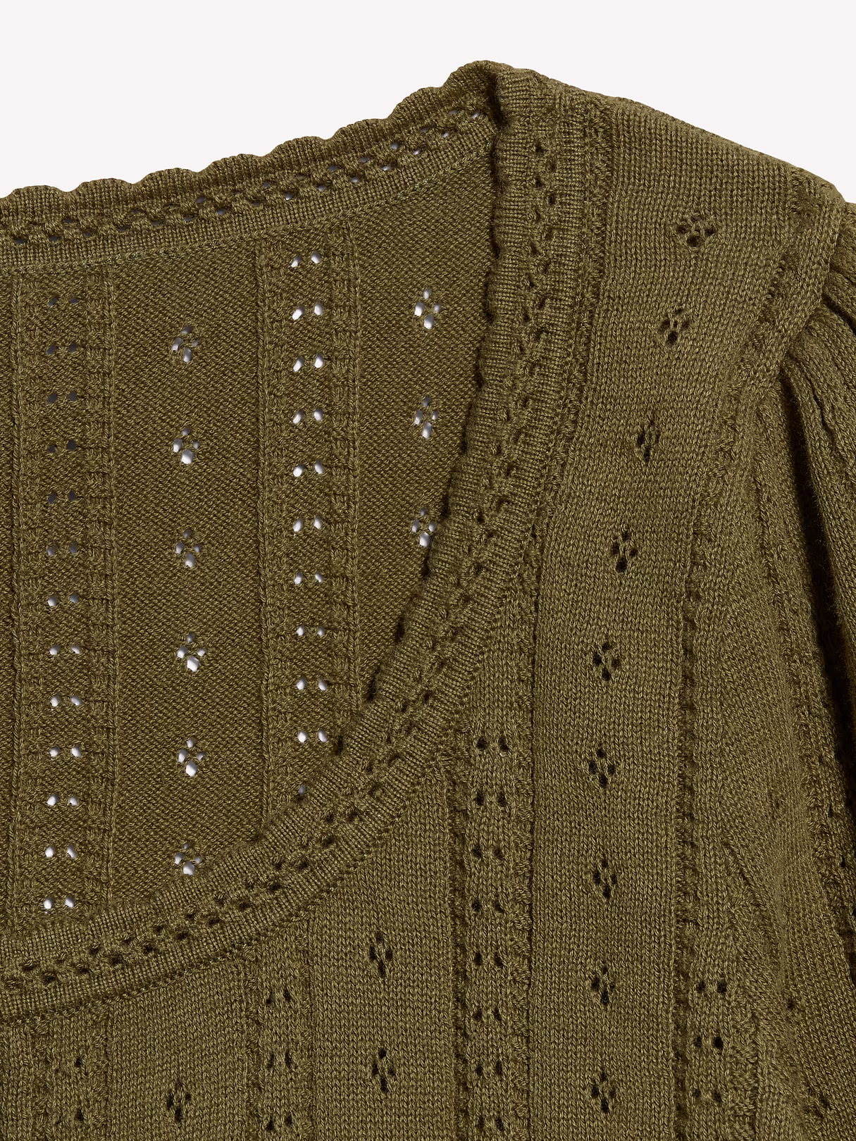 Seaside Cotton Short-Sleeve Button-Down Sweater - Hearthwood