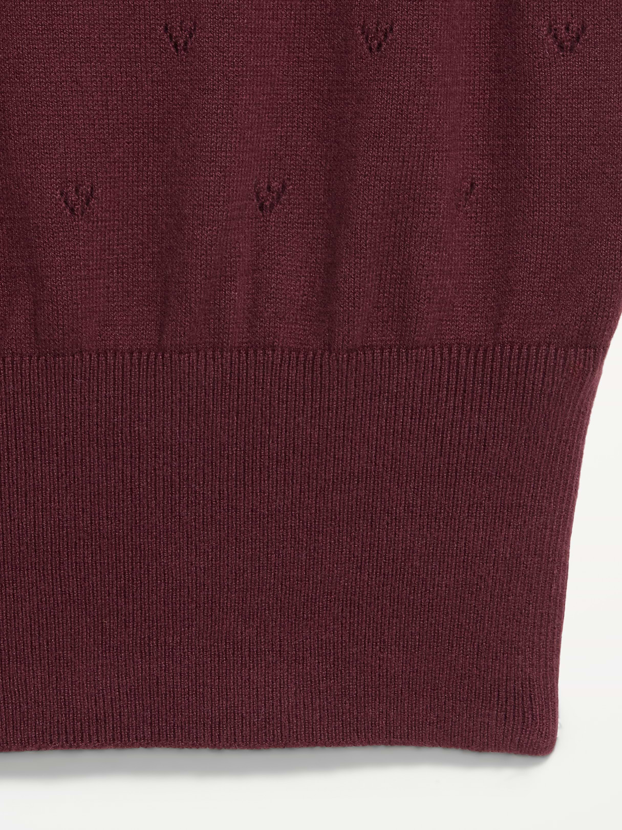 SoSoft Cotton Tie-Front Pointelle Tank Top - Reddy Or Not