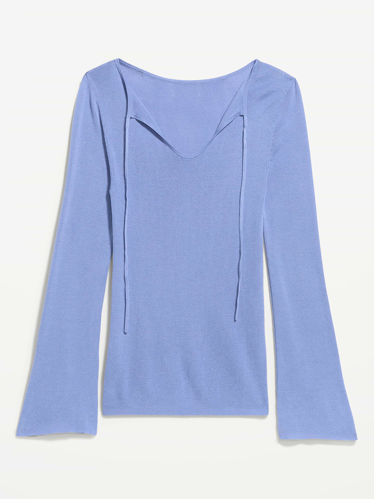 Bell-Sleeve Keyhole Top - Shady Lane